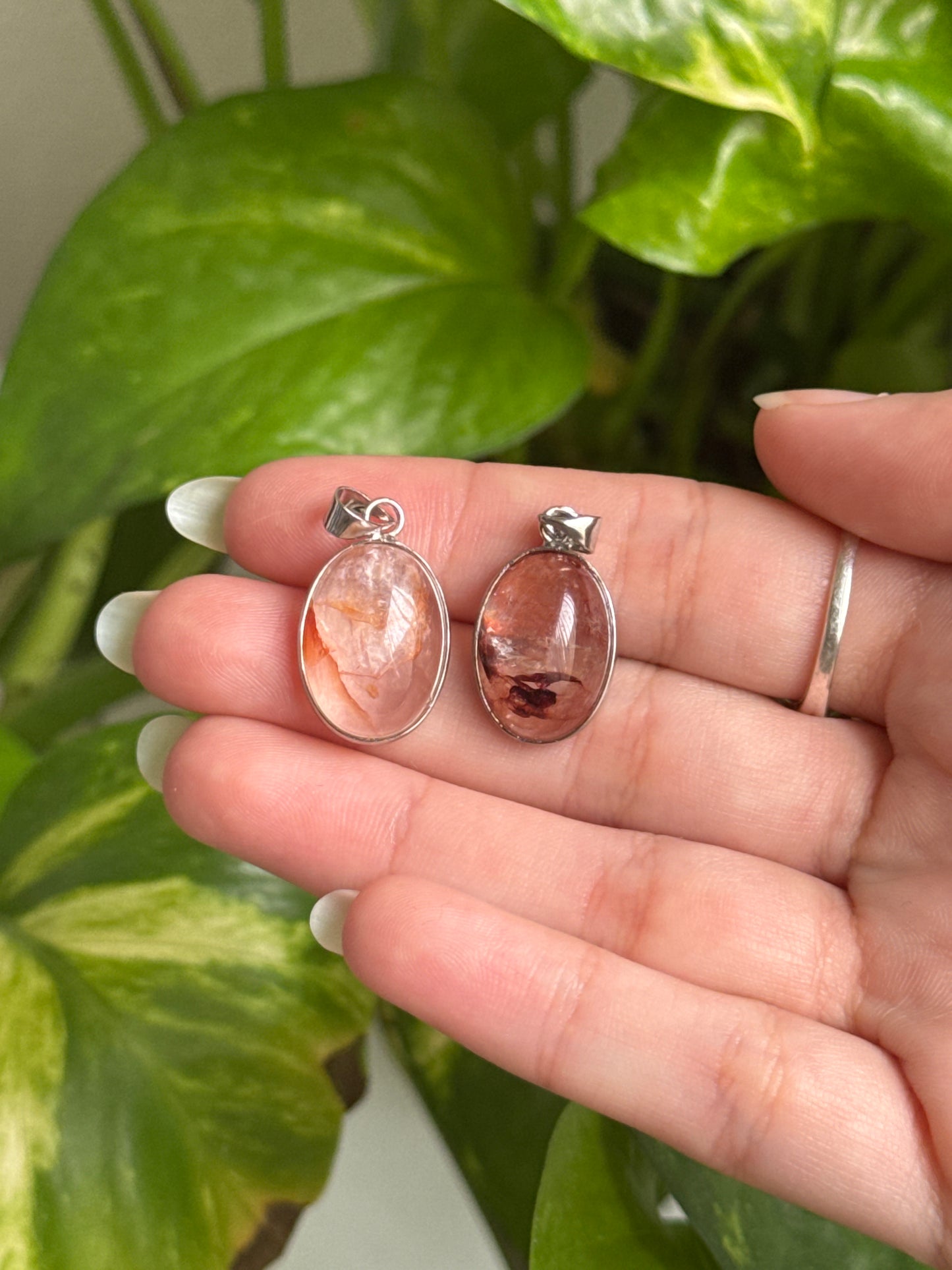 Fire Quartz Necklace