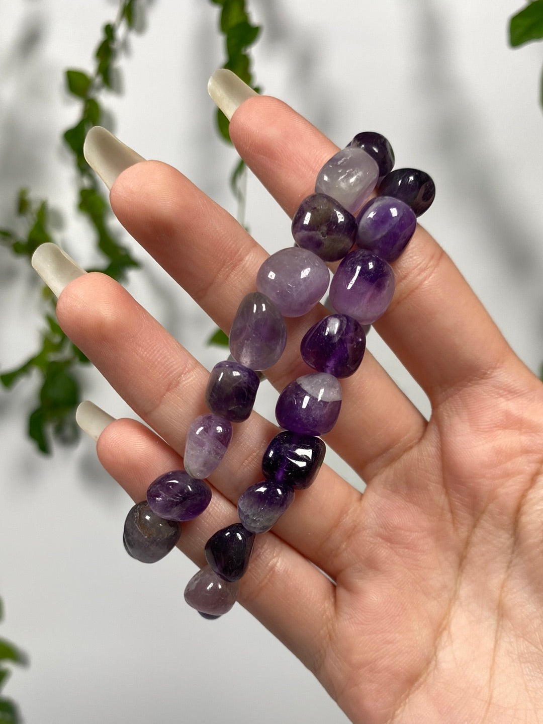 Amethyst Chip Bracelet