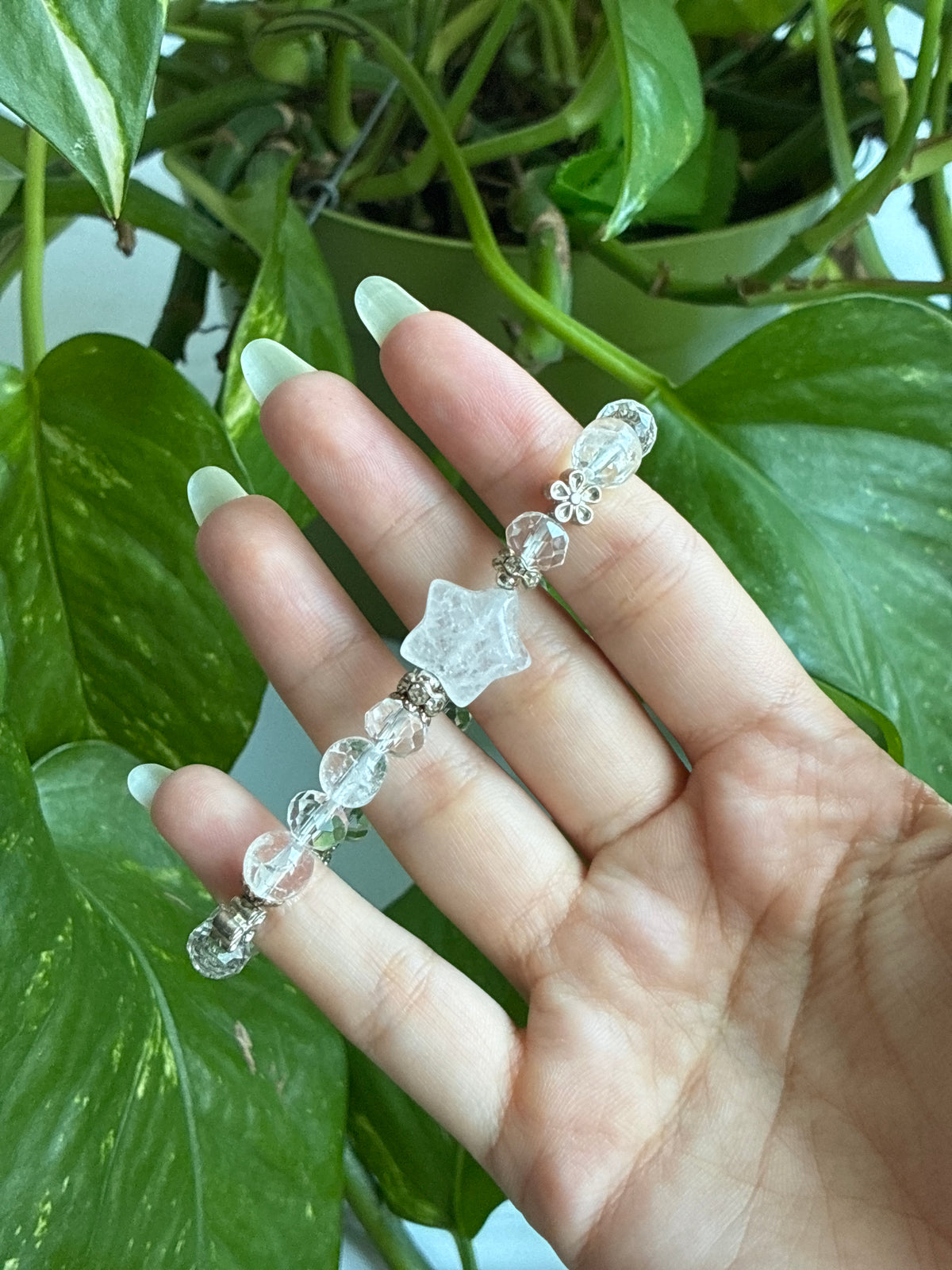 Clear Quartz Star Bracelet