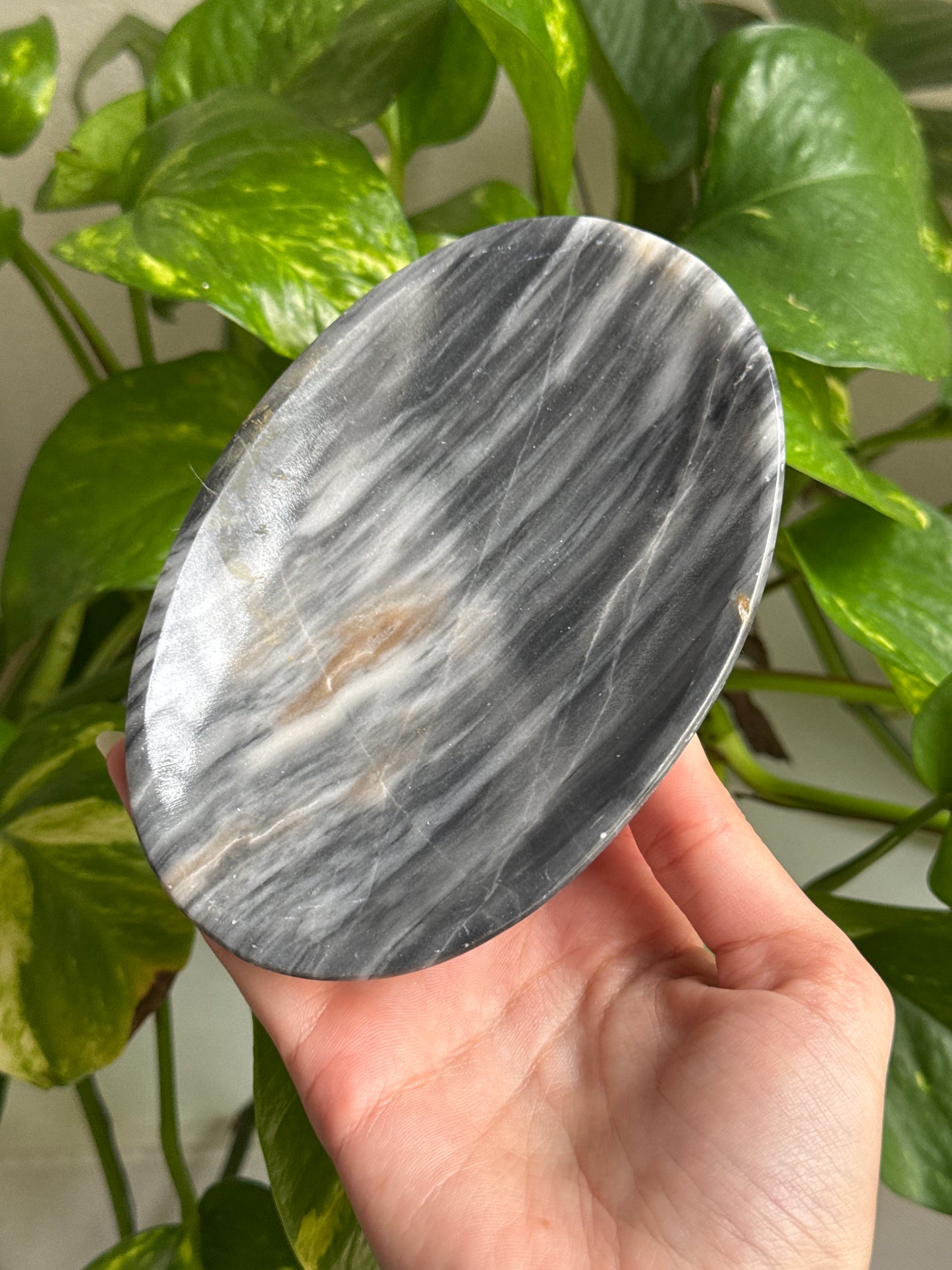 Marble Onyx Oval Bowl