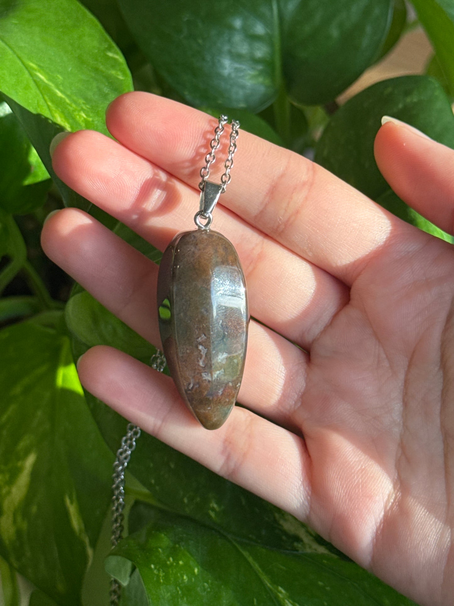 Sea Jasper Statement Necklace