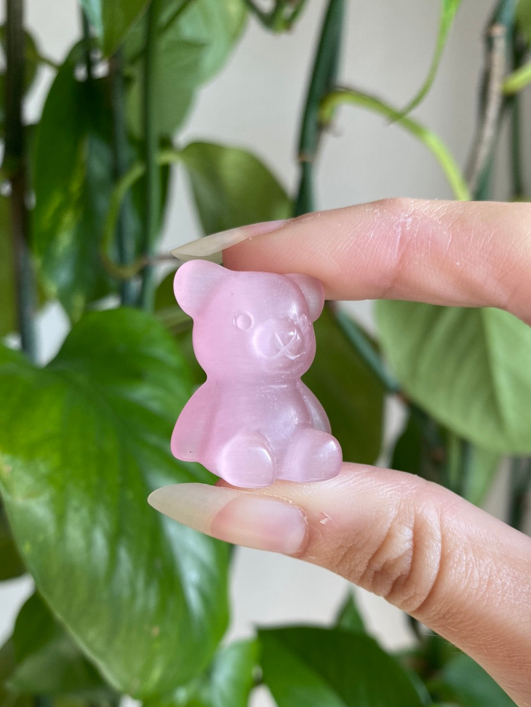 Pink Cats Eye Teddy Bear