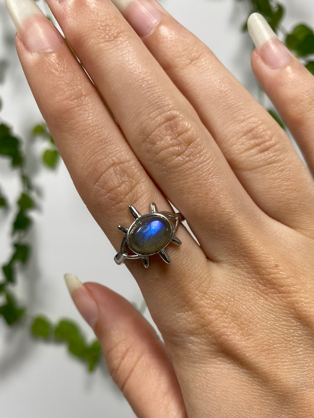 Labradorite Eye Adjustable Ring