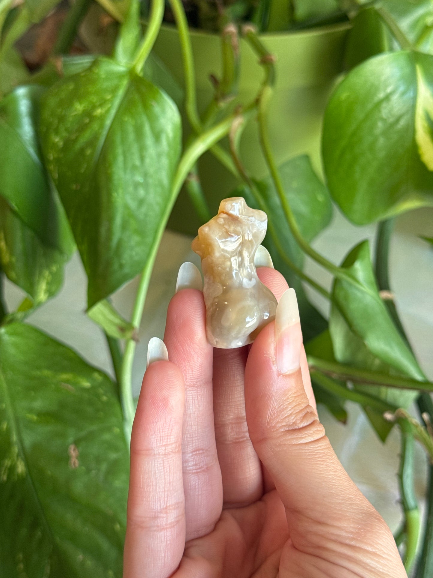 Flower Agate Goddess Mini Body