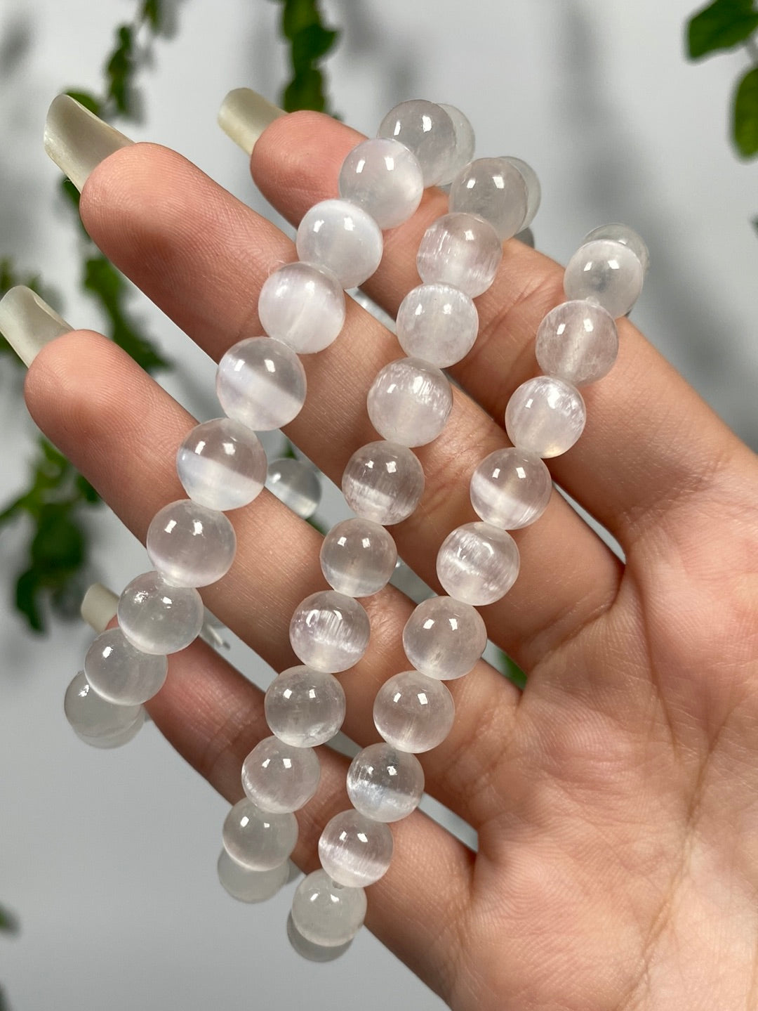 Selenite/Satin Spar Bracelet