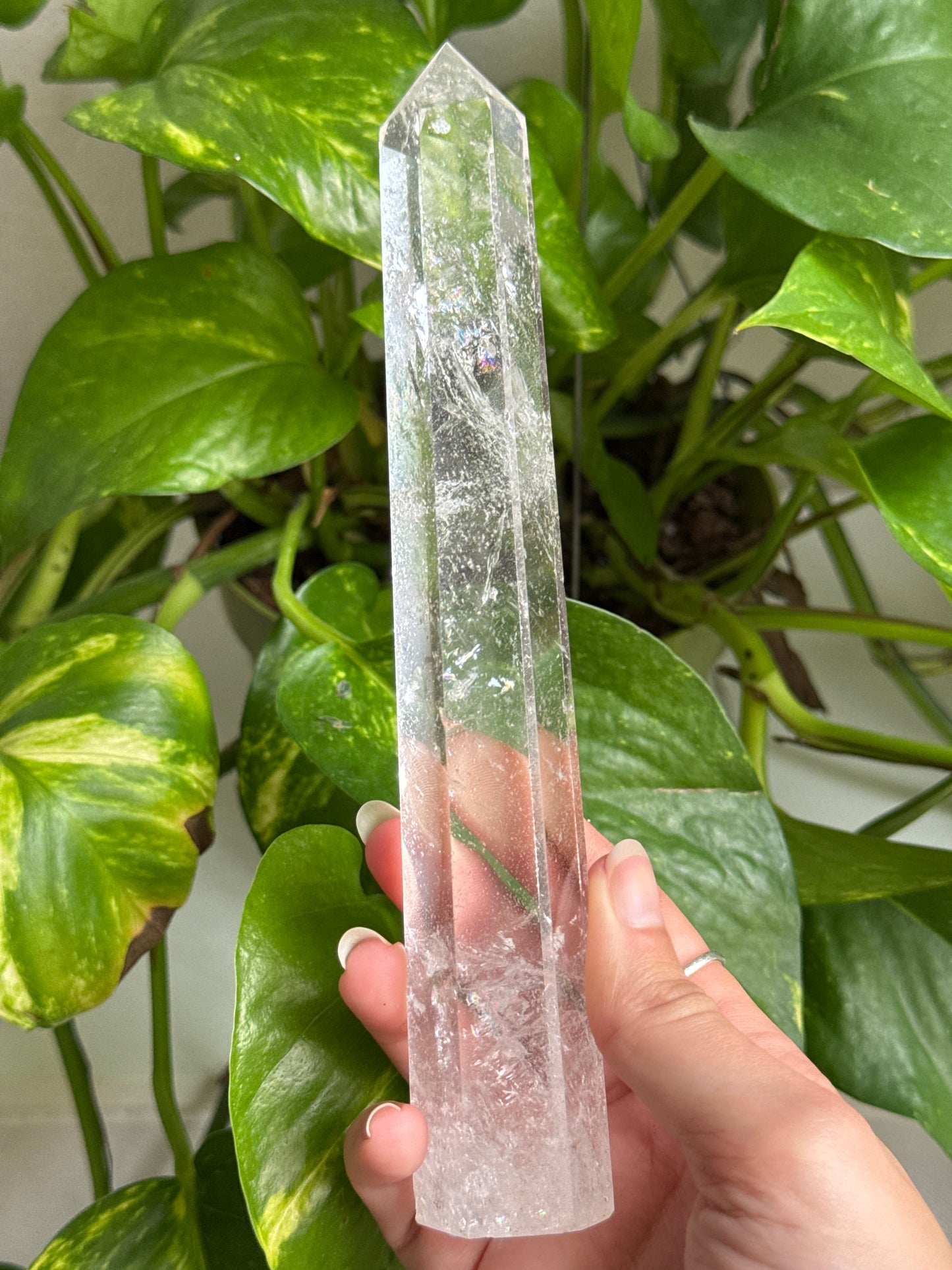 Clear Quartz Tower