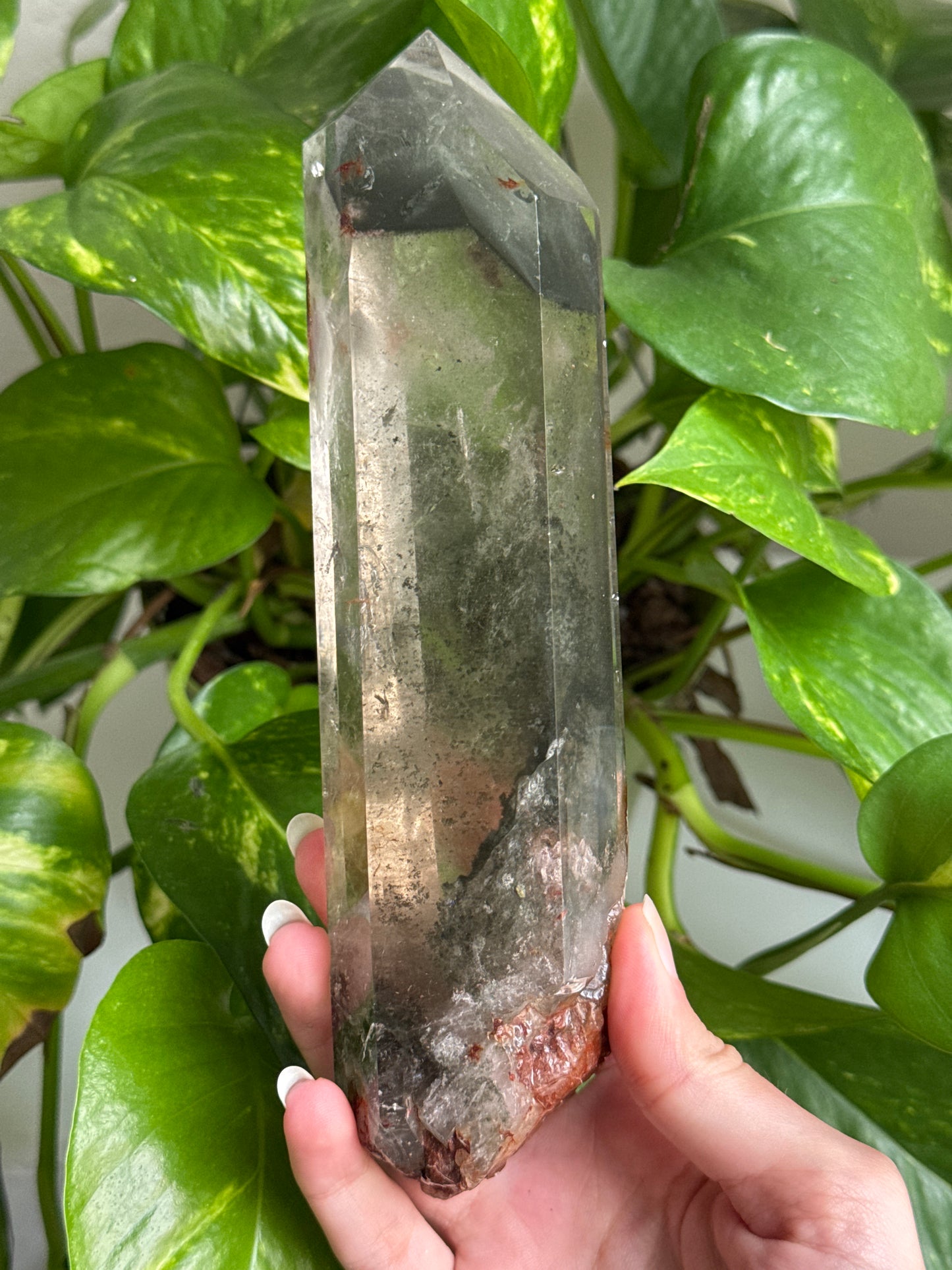 Large Garden Quartz Point