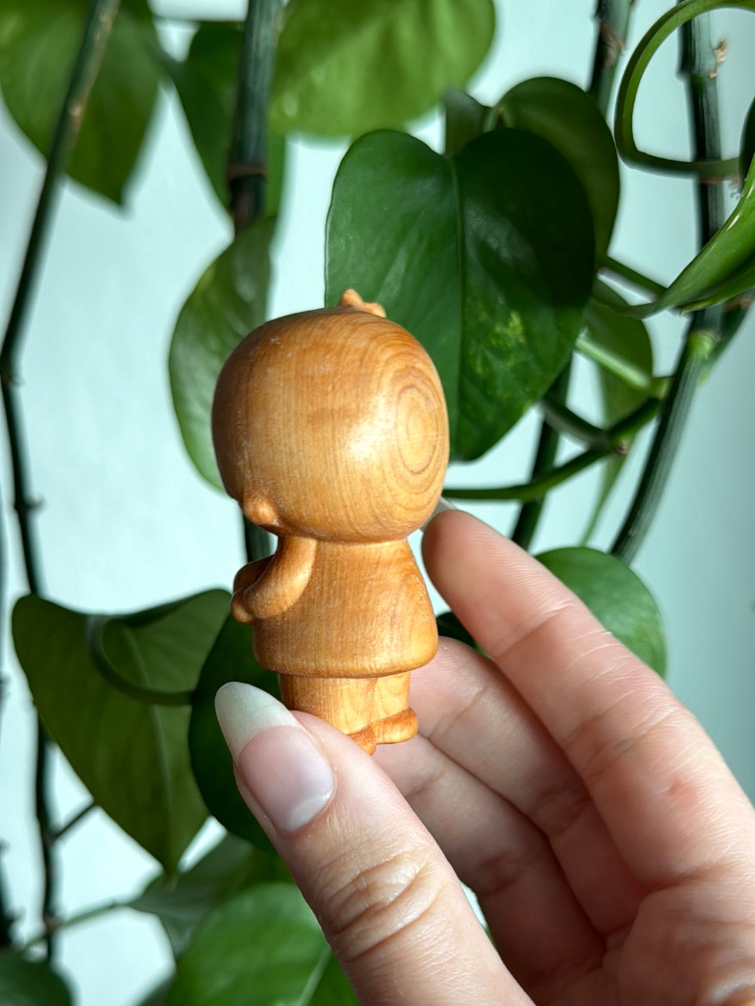 Twin Star Pair Wood Carving