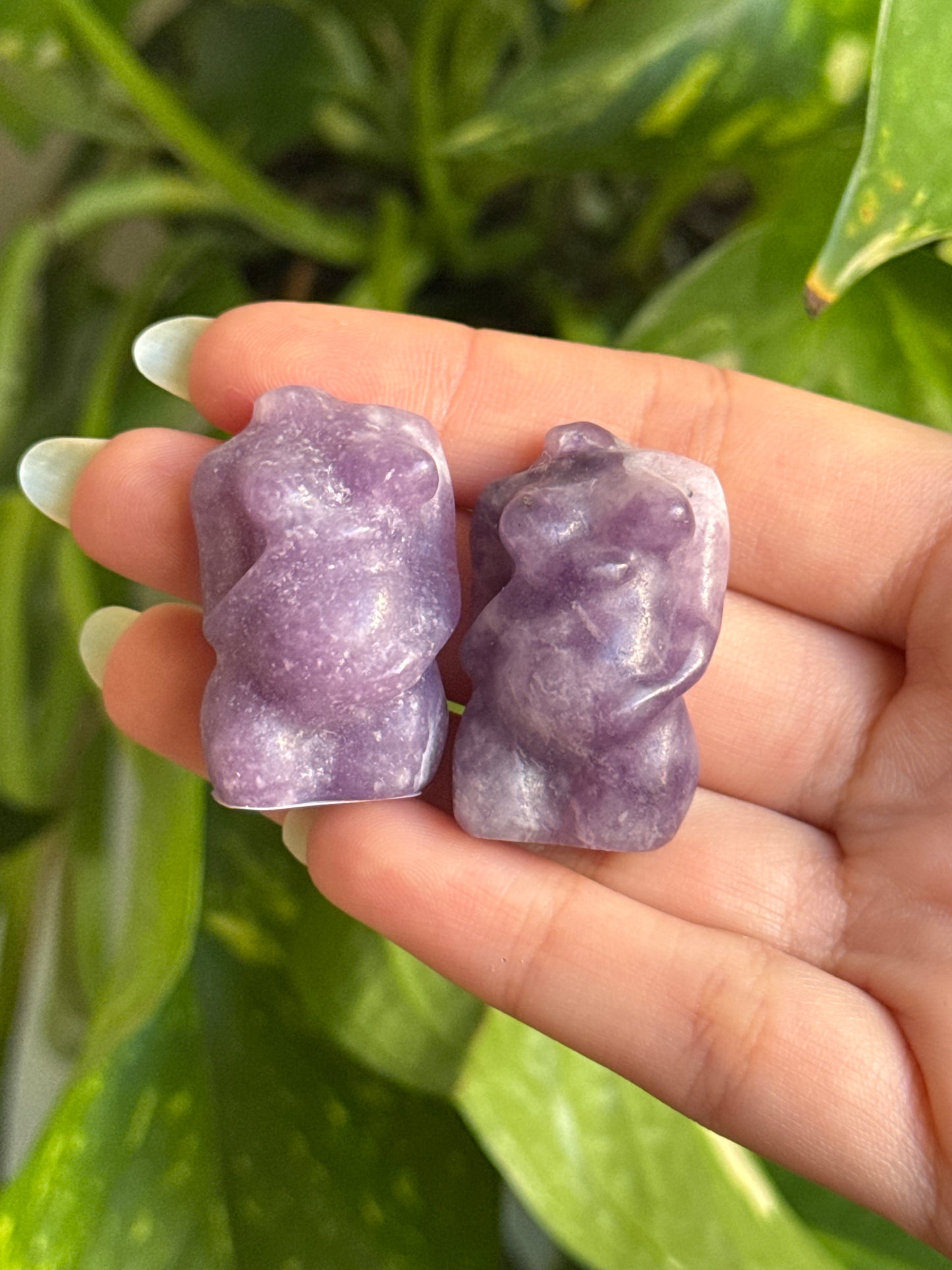 Lepidolite Mini Pregnant Goddess