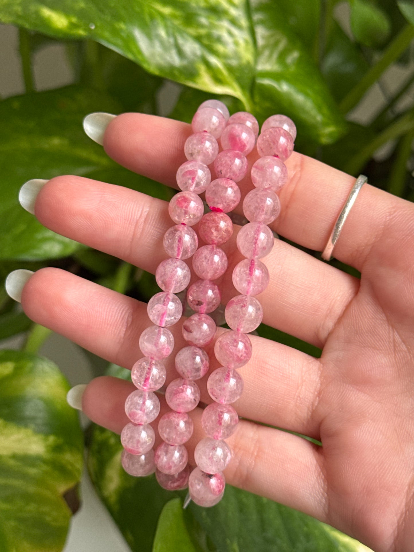 Sakura Rhodonite Bracelet
