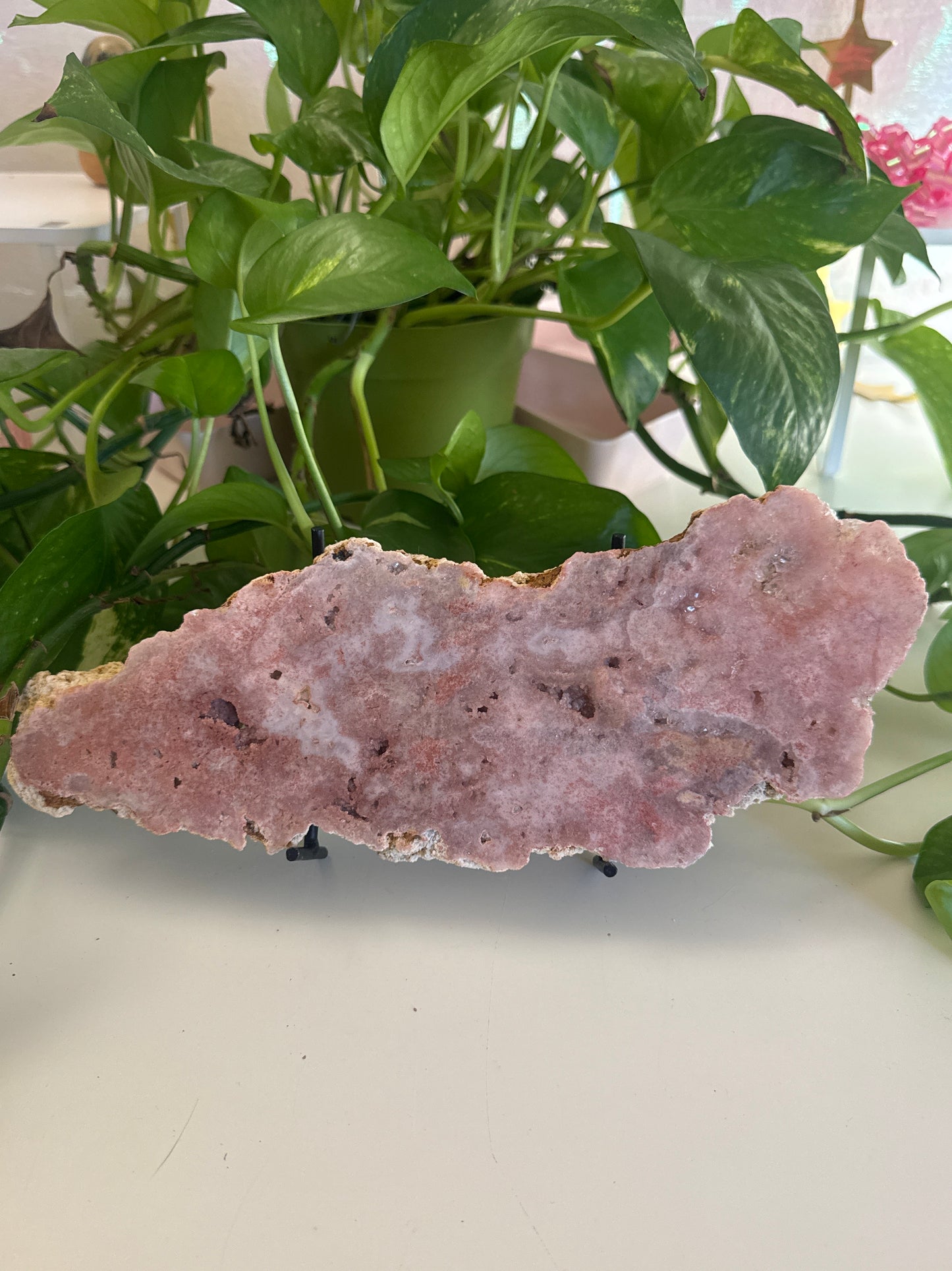 Pink Amethyst XL Statement Slab