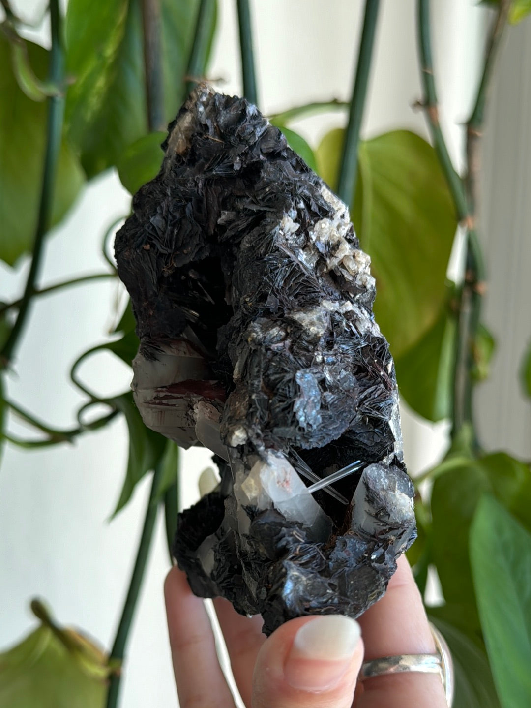 Feathered Galena & Quartz Portal Specimen