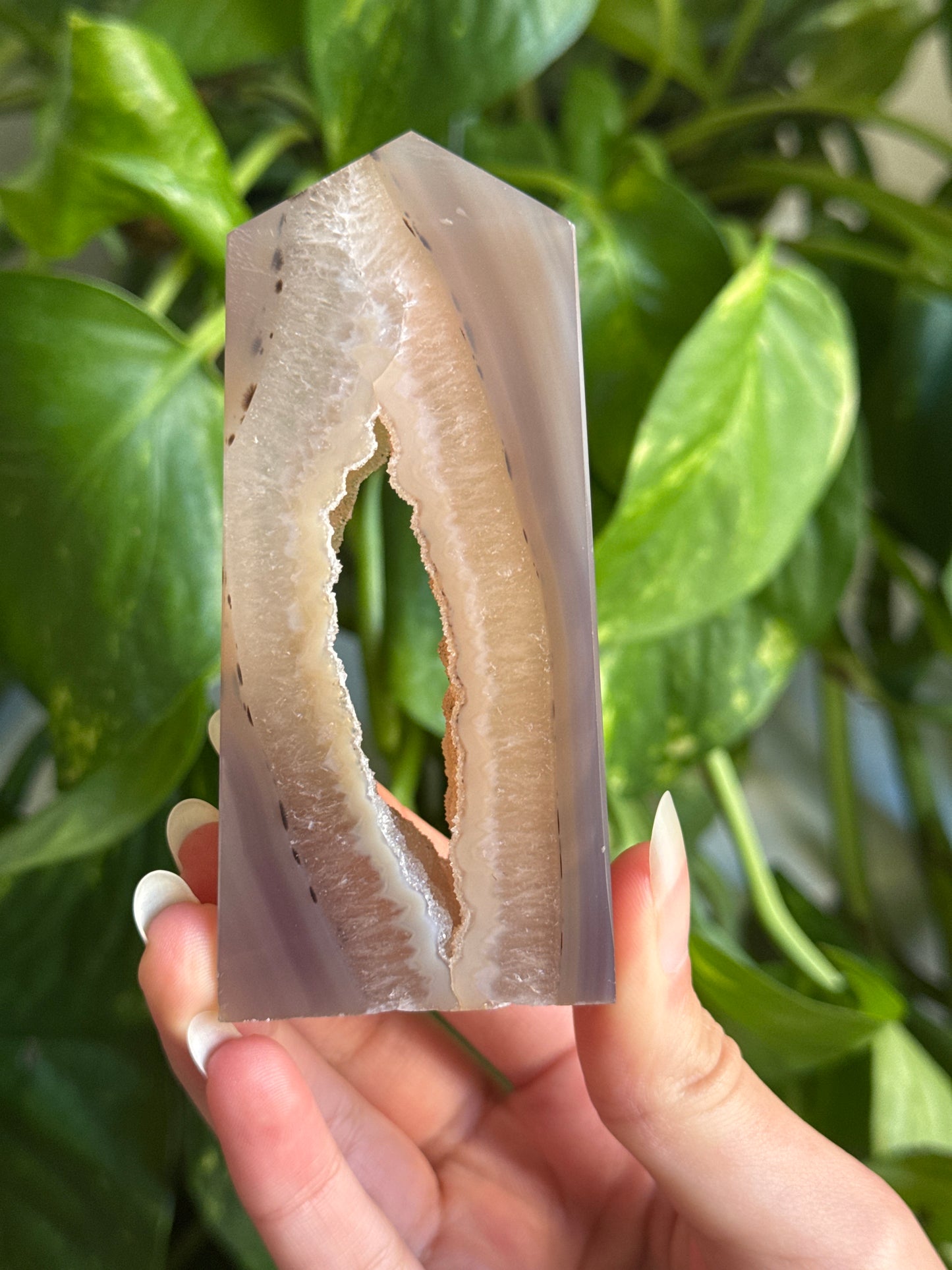 Fairy Portal Druzy Agate Tower