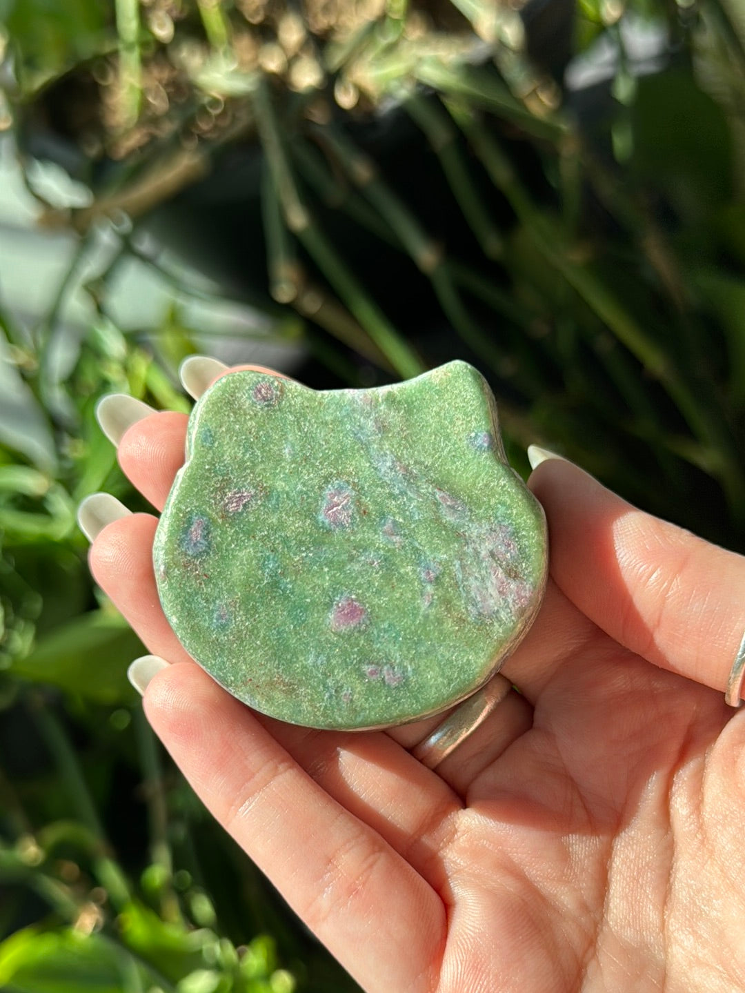 Ruby & Fuchsite Kitty Bowl