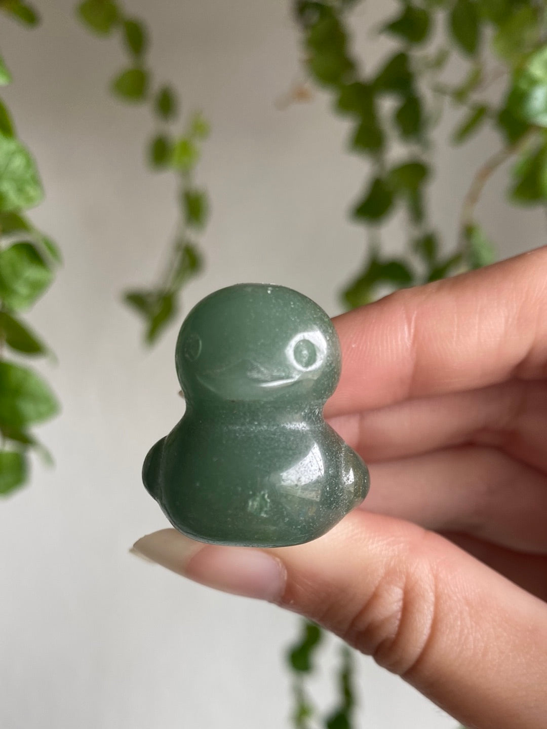 Green Aventurine Ducky