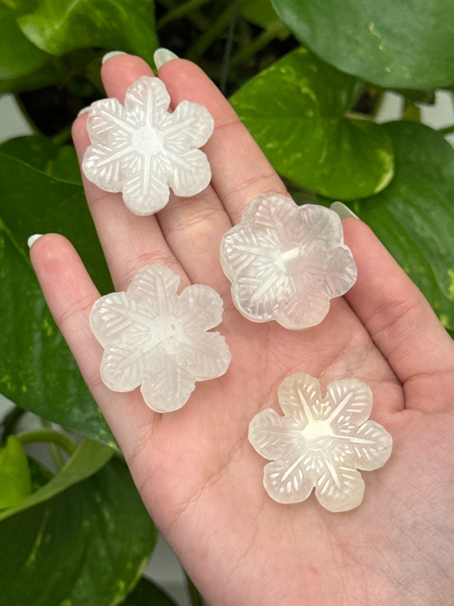 Clear Quartz Snowflake
