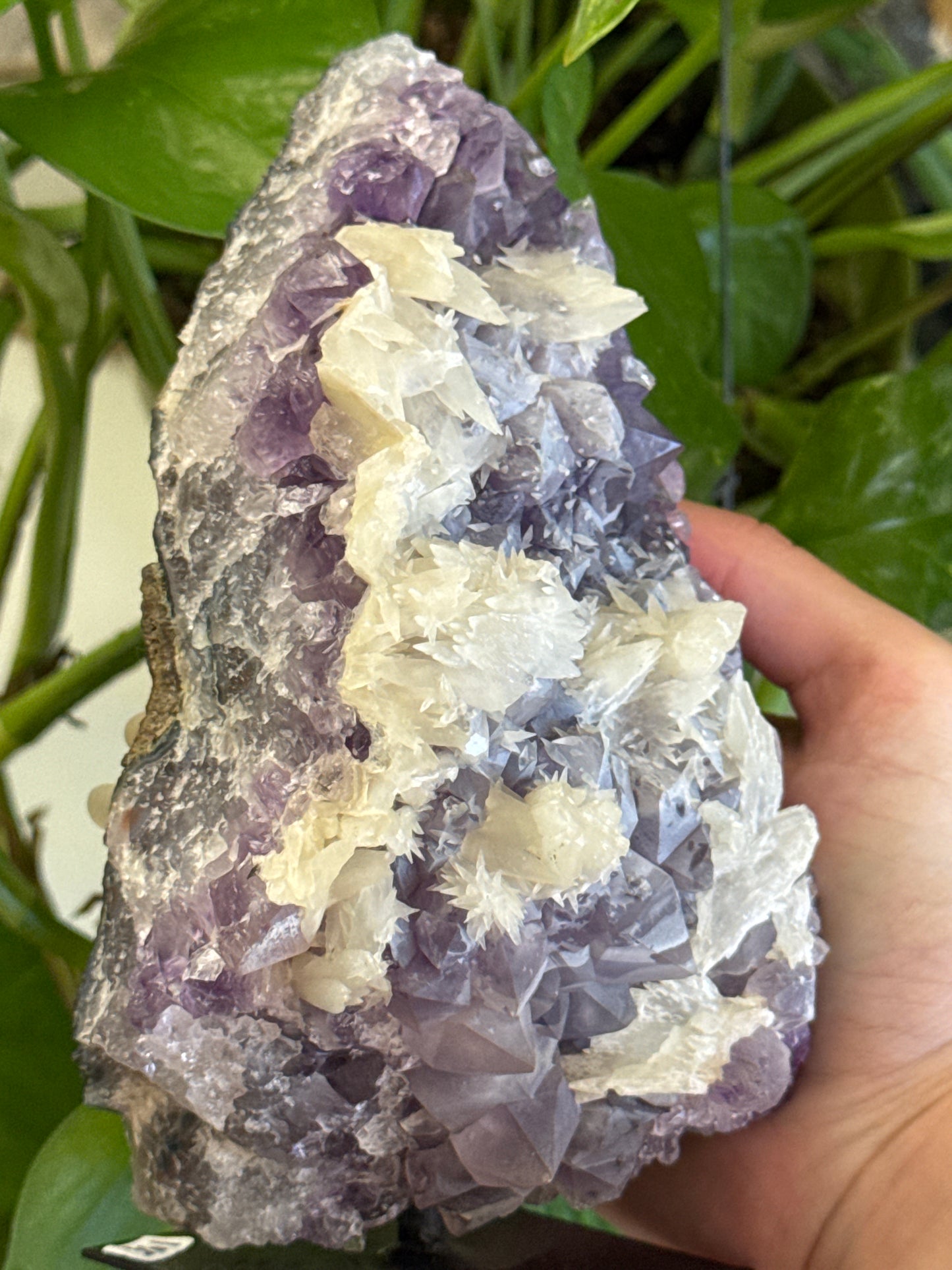 Statement Amethyst Calcite Cluster