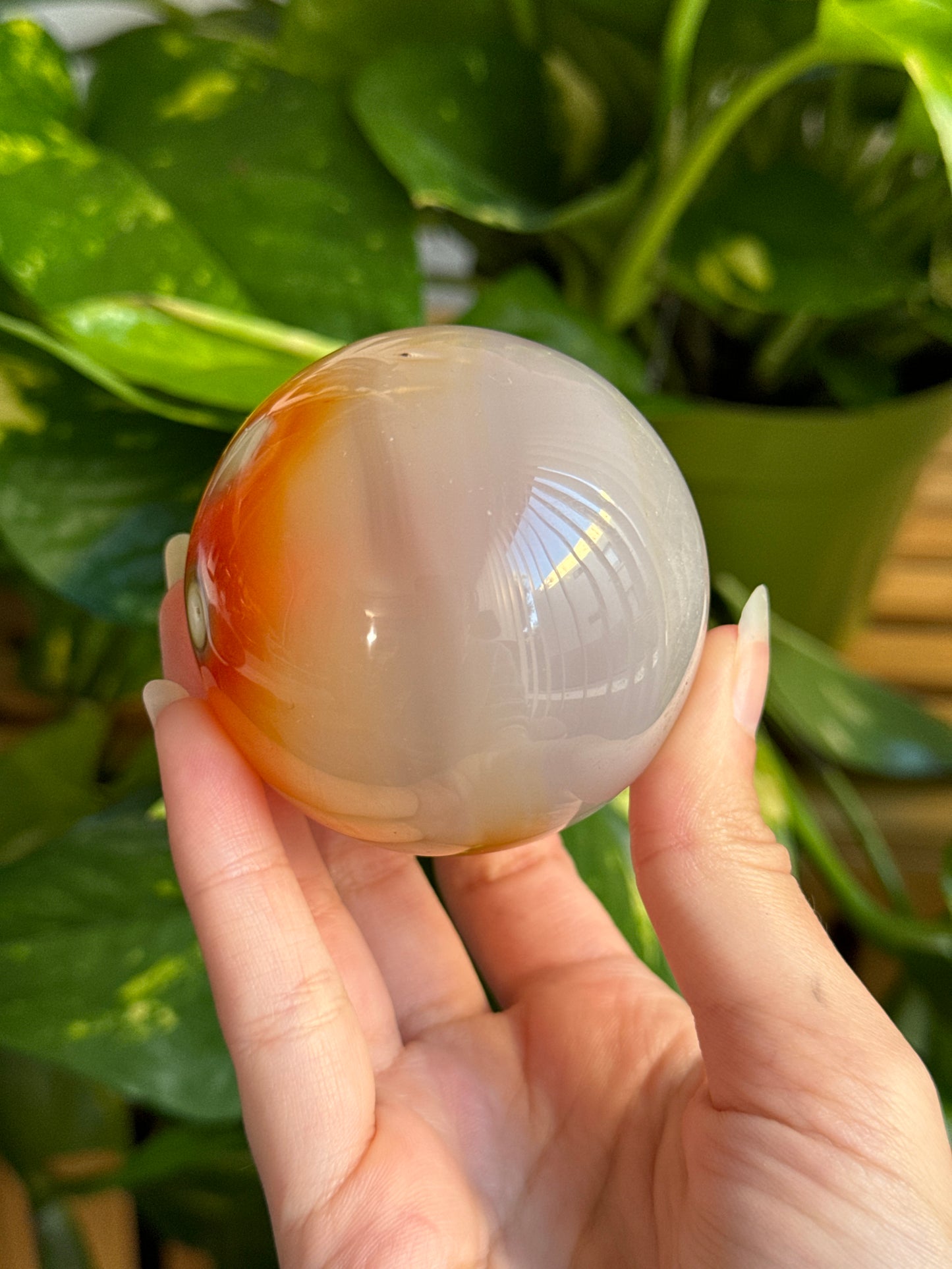 Carnelian Sphere 62mm