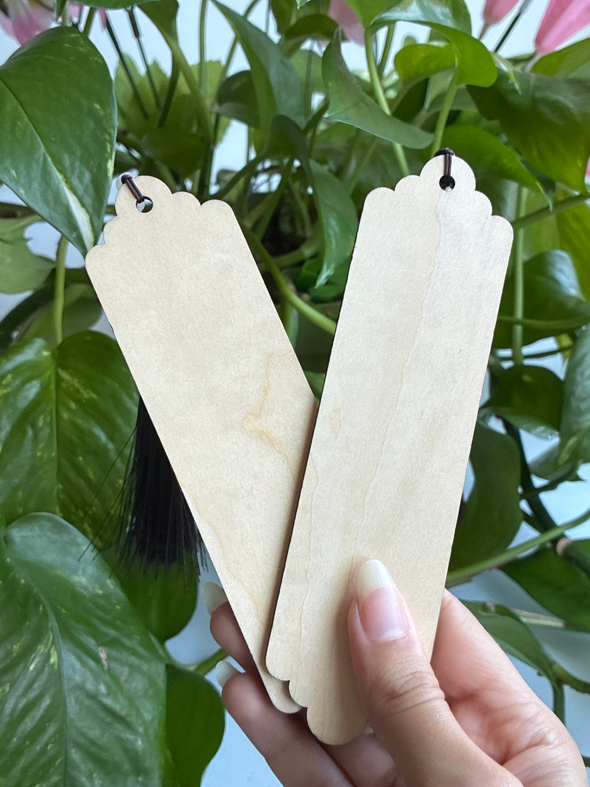 Black Fairy Wood Bookmark | You Pick Material