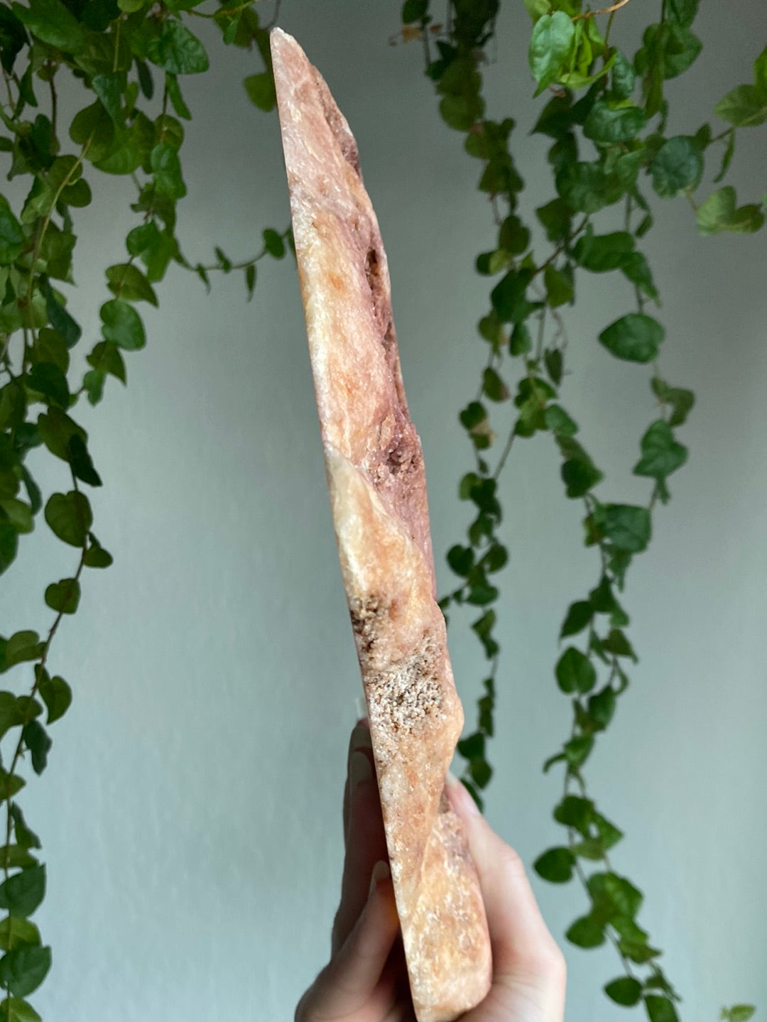 XL Druzy Pink Amethyst Slab (11” & 2.8lbs)
