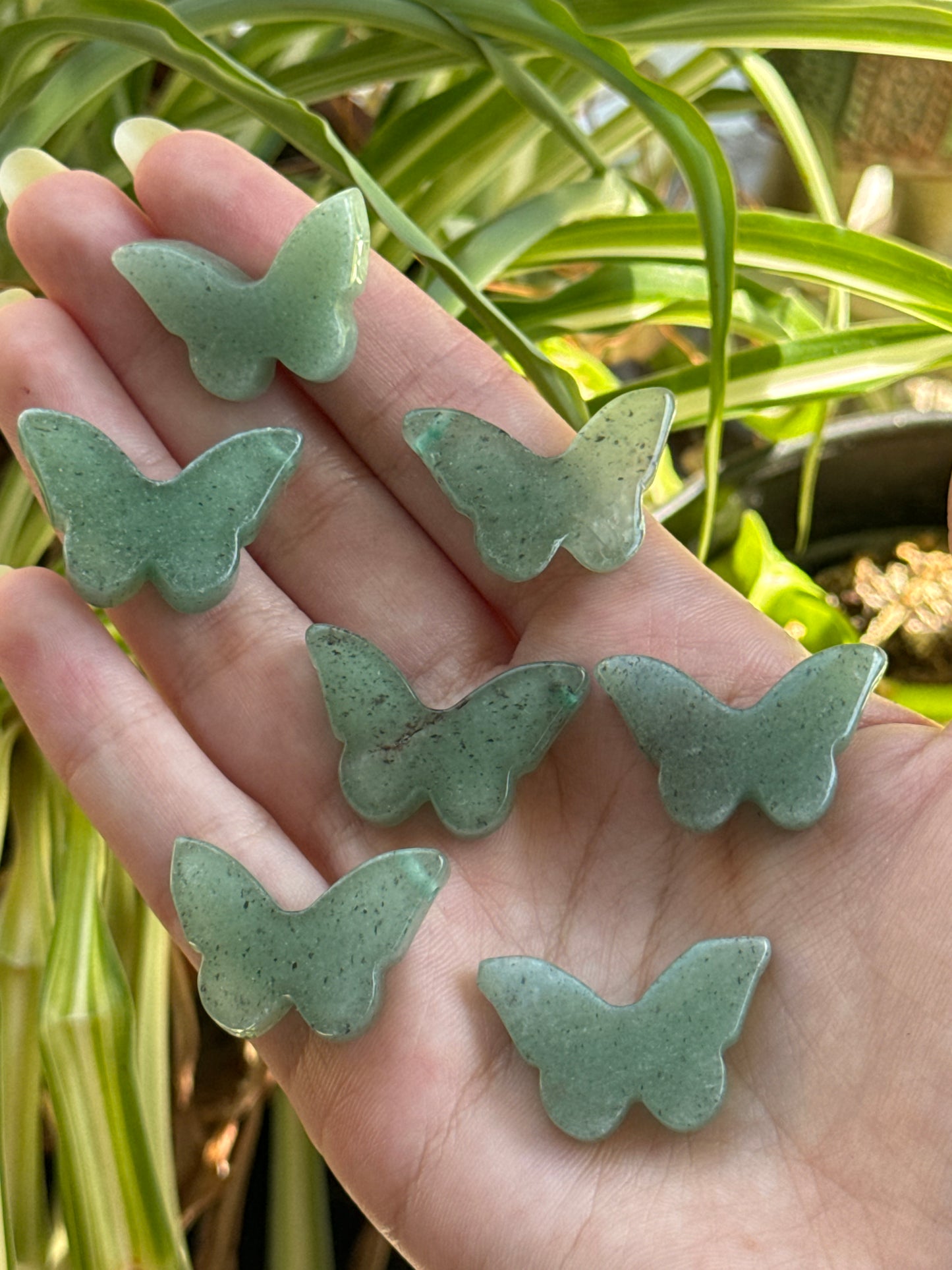 Green Aventurine Mini Butterfly