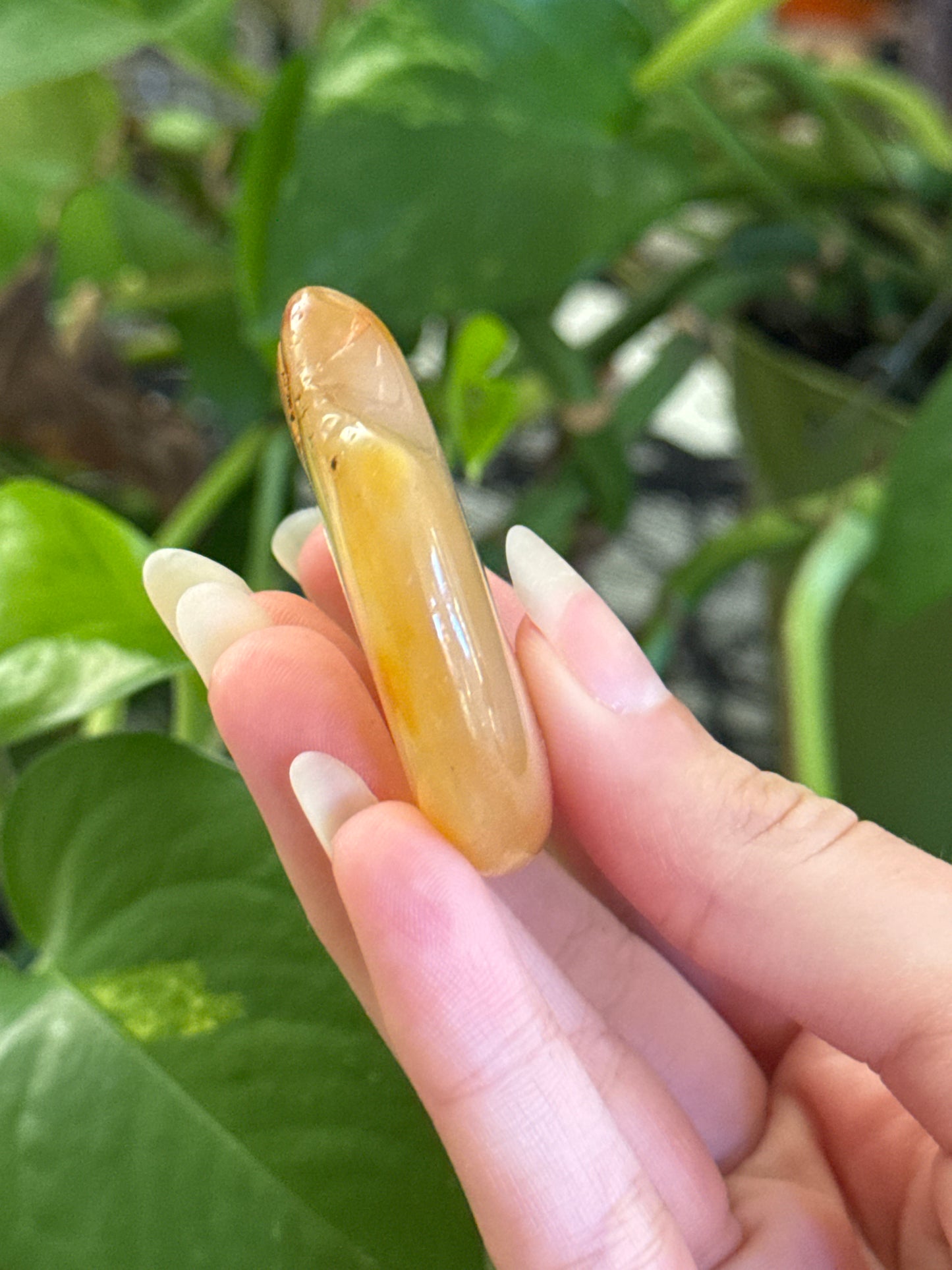 Light Carnelian Flat Stone