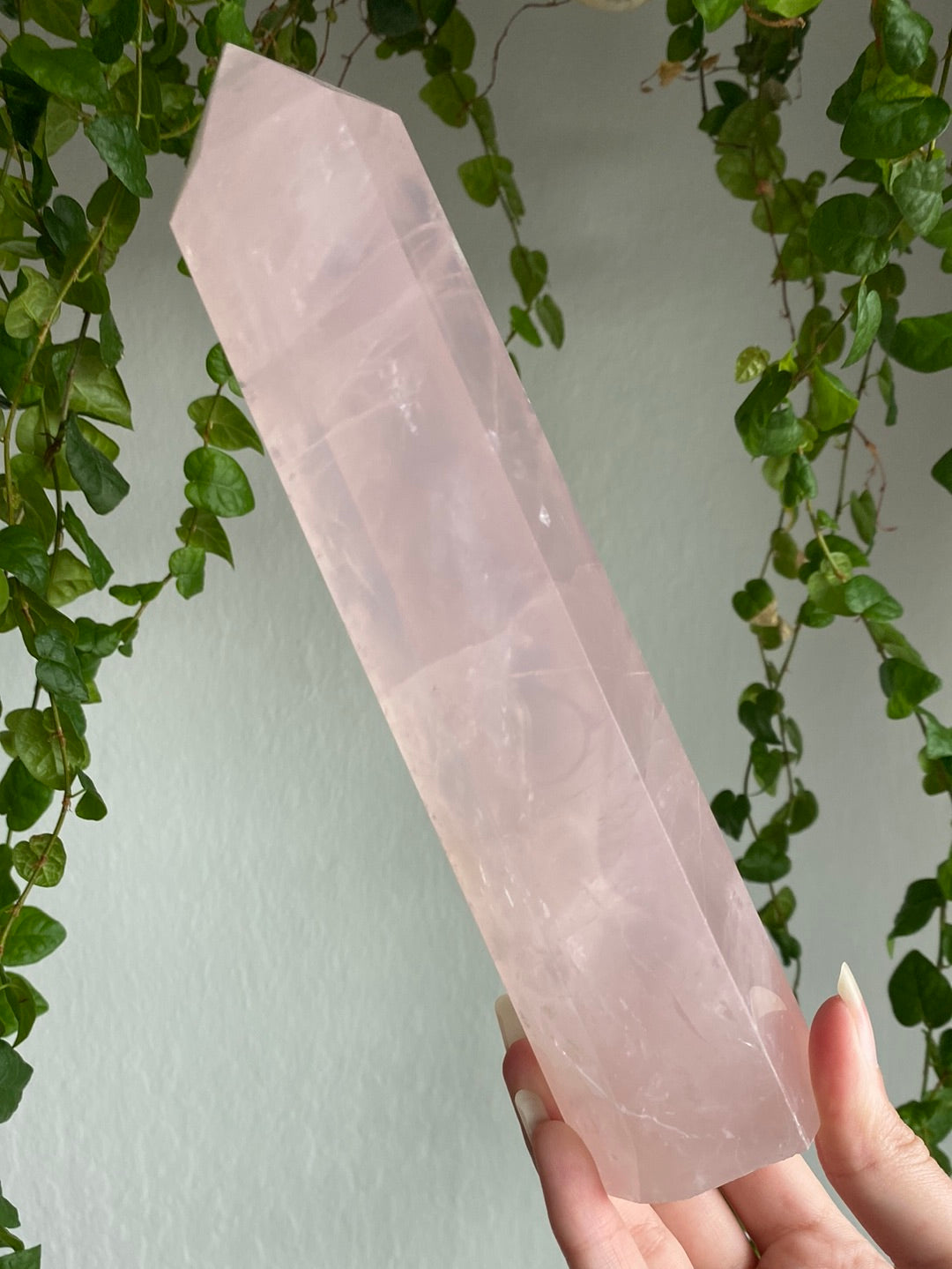 Gemmy Rose Quartz Tower (1.7lb)