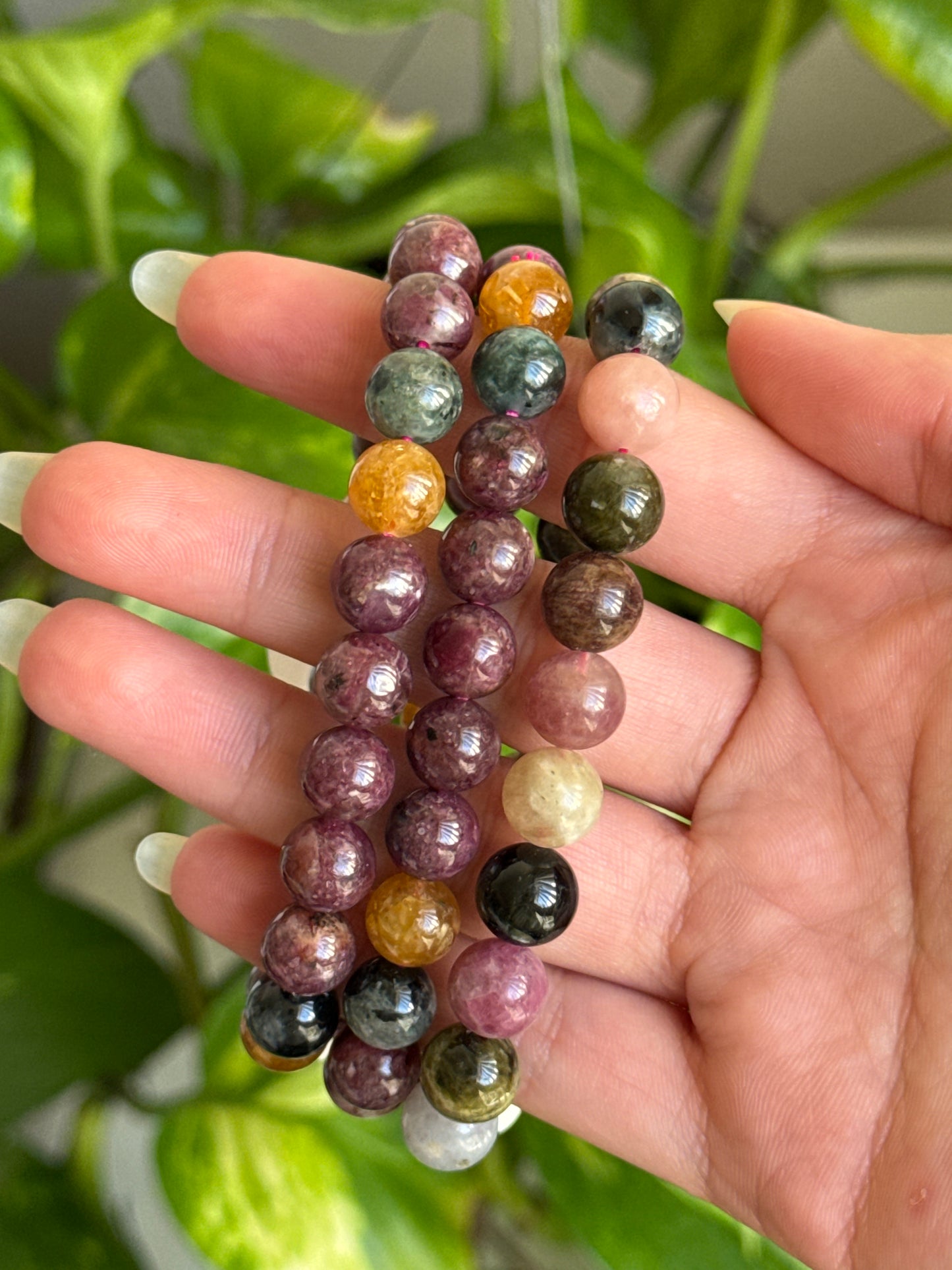 Tourmaline (Pink, Green, Yellow) Bracelet