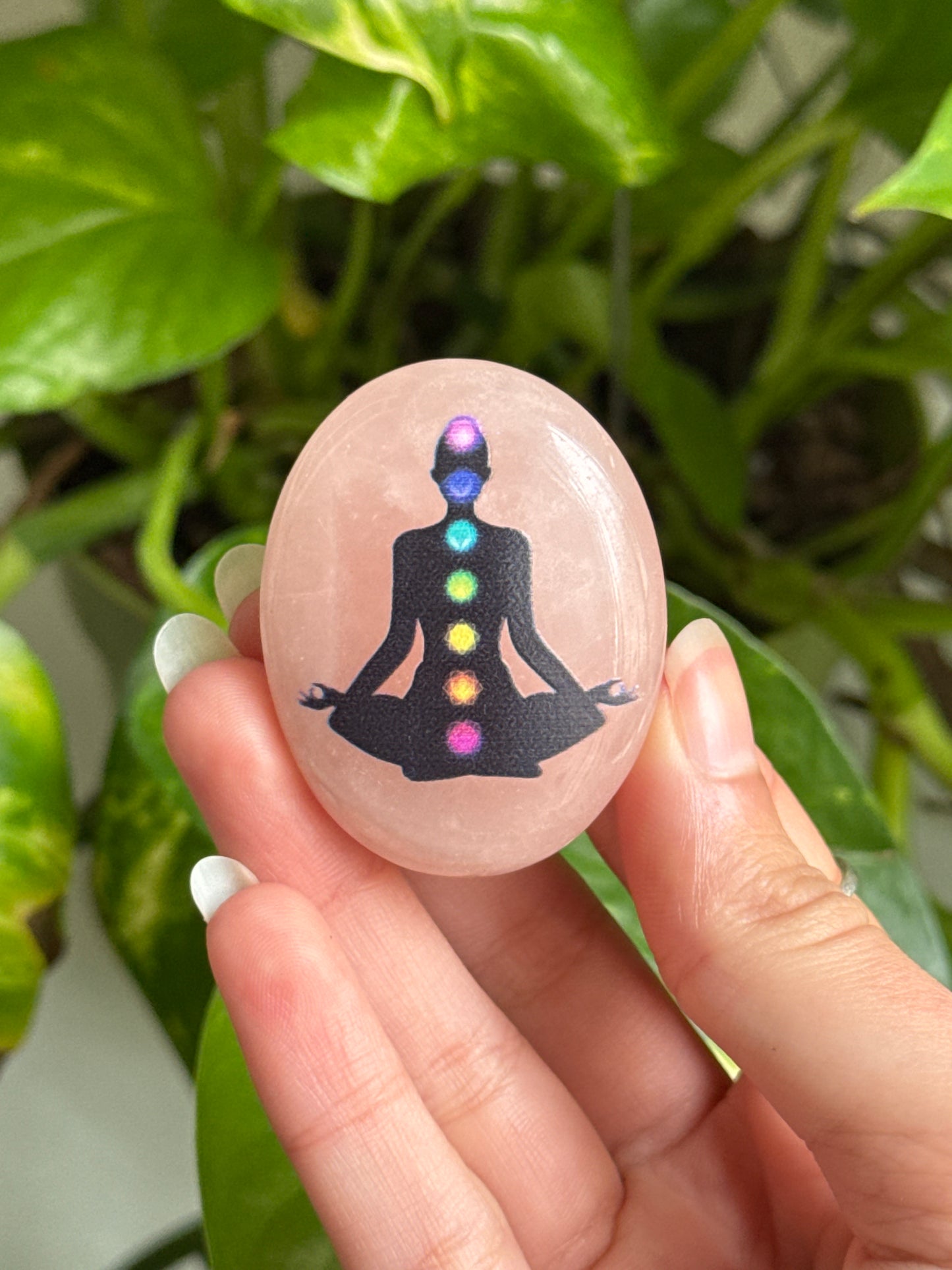 Rose Quartz Chakra Palmstone