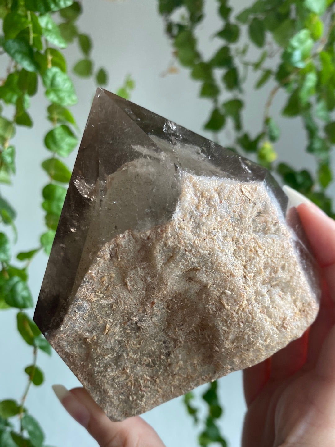 XL Smoky Garden Quartz Tower