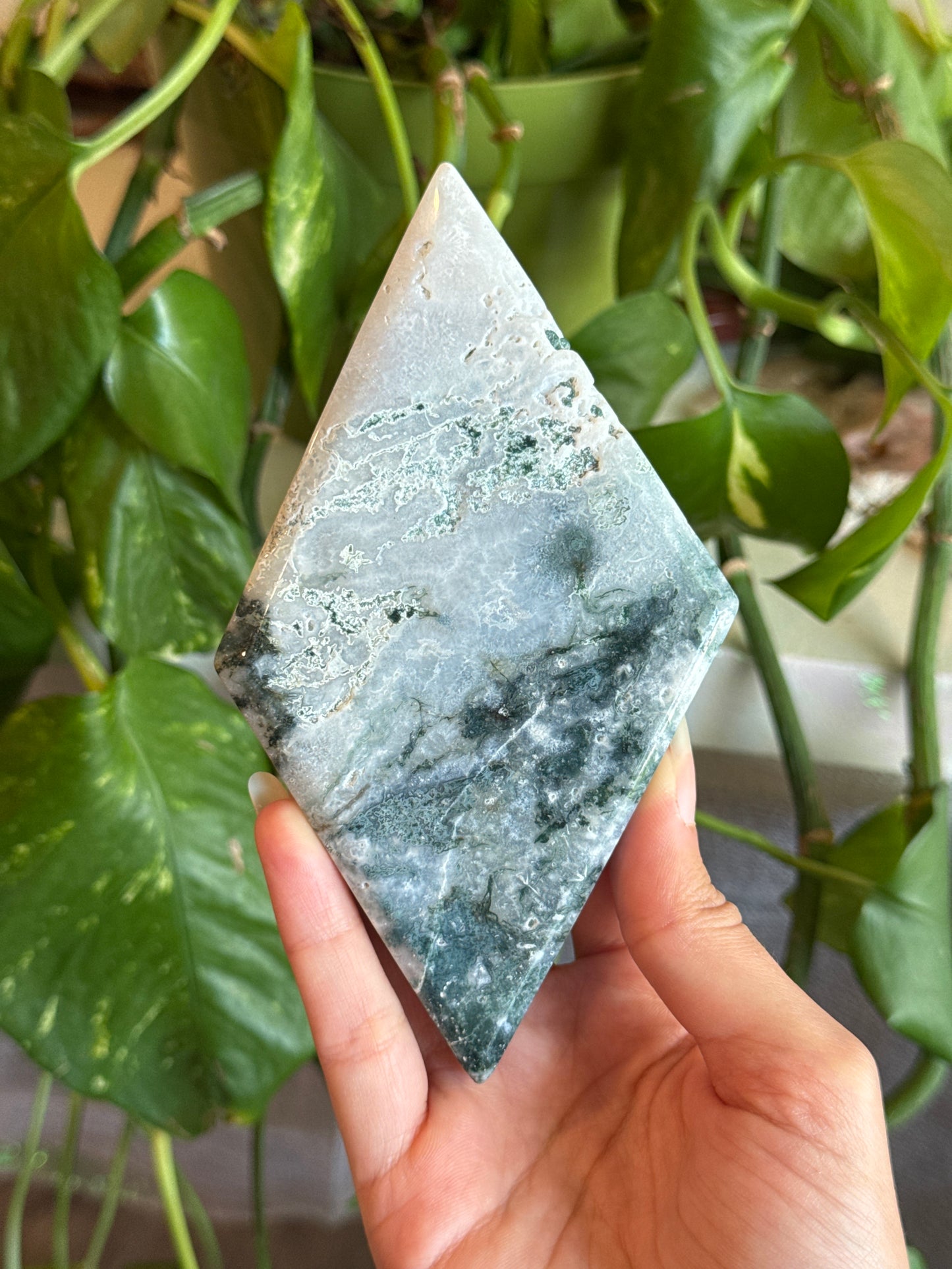 Moss Agate Diamond