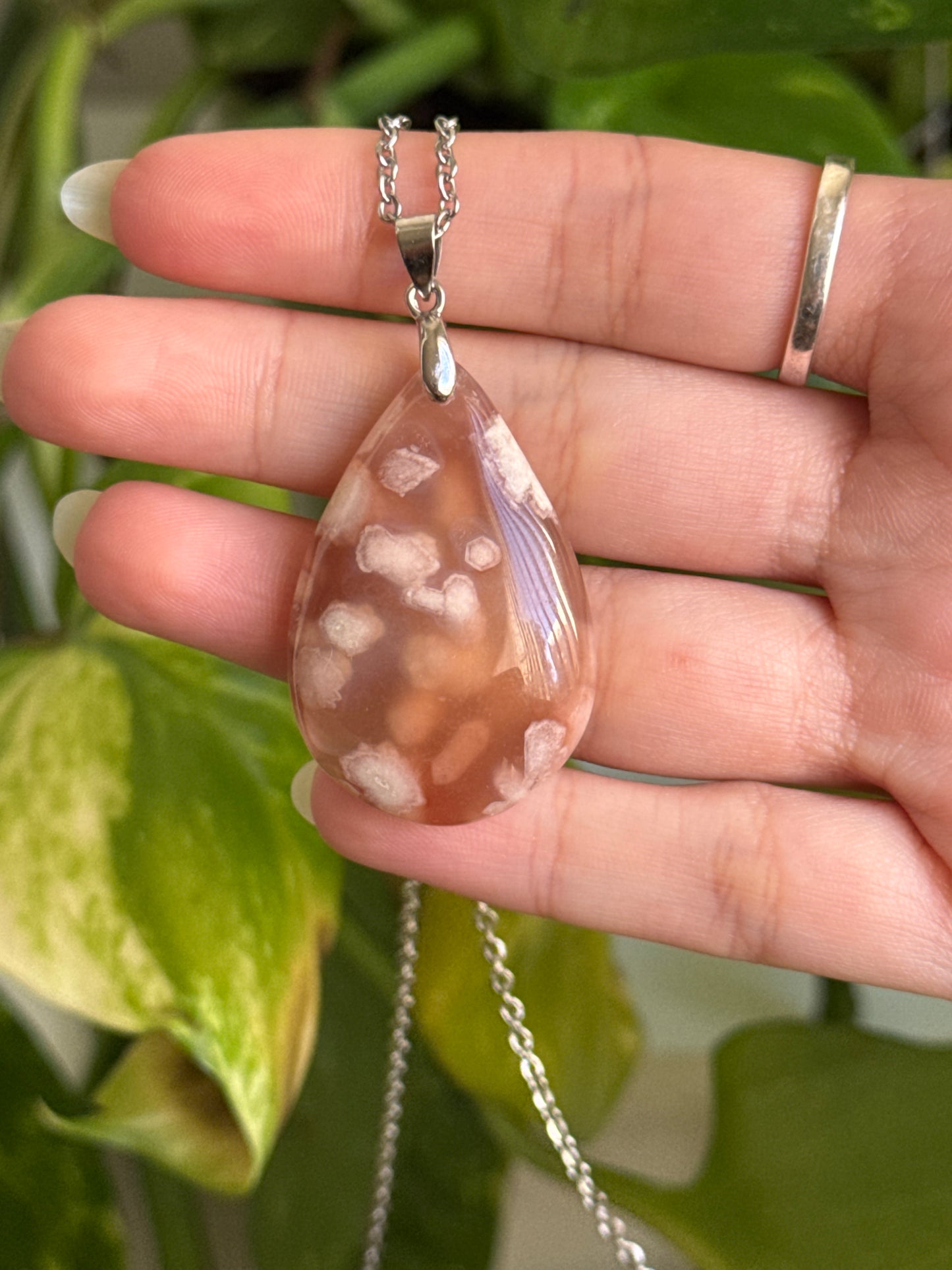 Flower Agate Necklace | You Pick