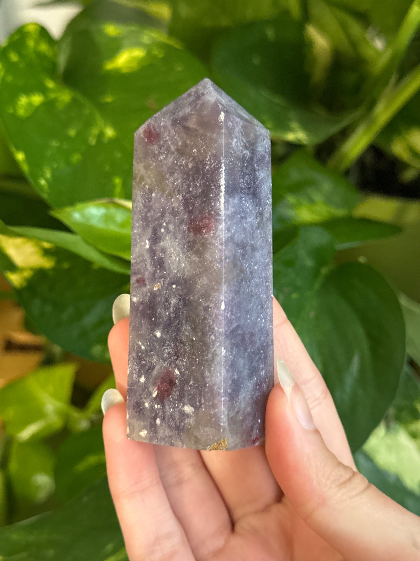 Unicorn Stone (lepidolite, pink tourmaline, smoky quartz) Tower| You Pick