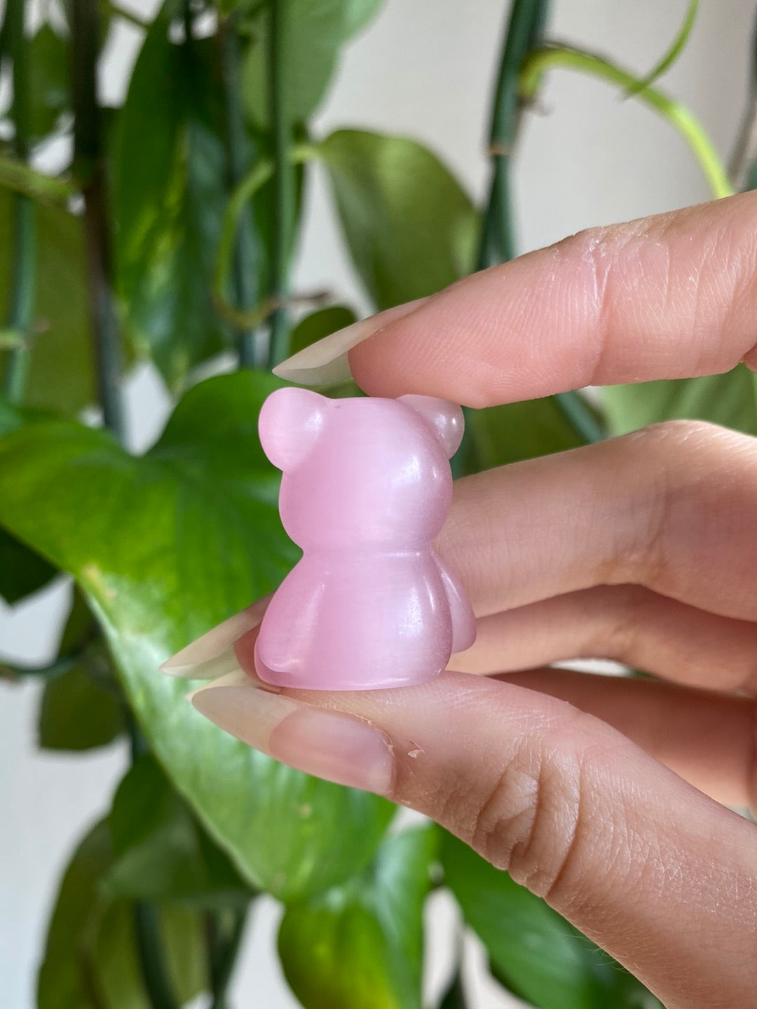 Pink Cats Eye Teddy Bear