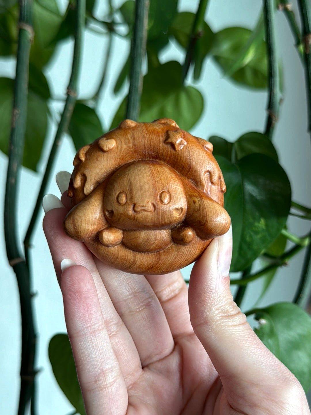 Cinnamoroll Donut Wood Carving