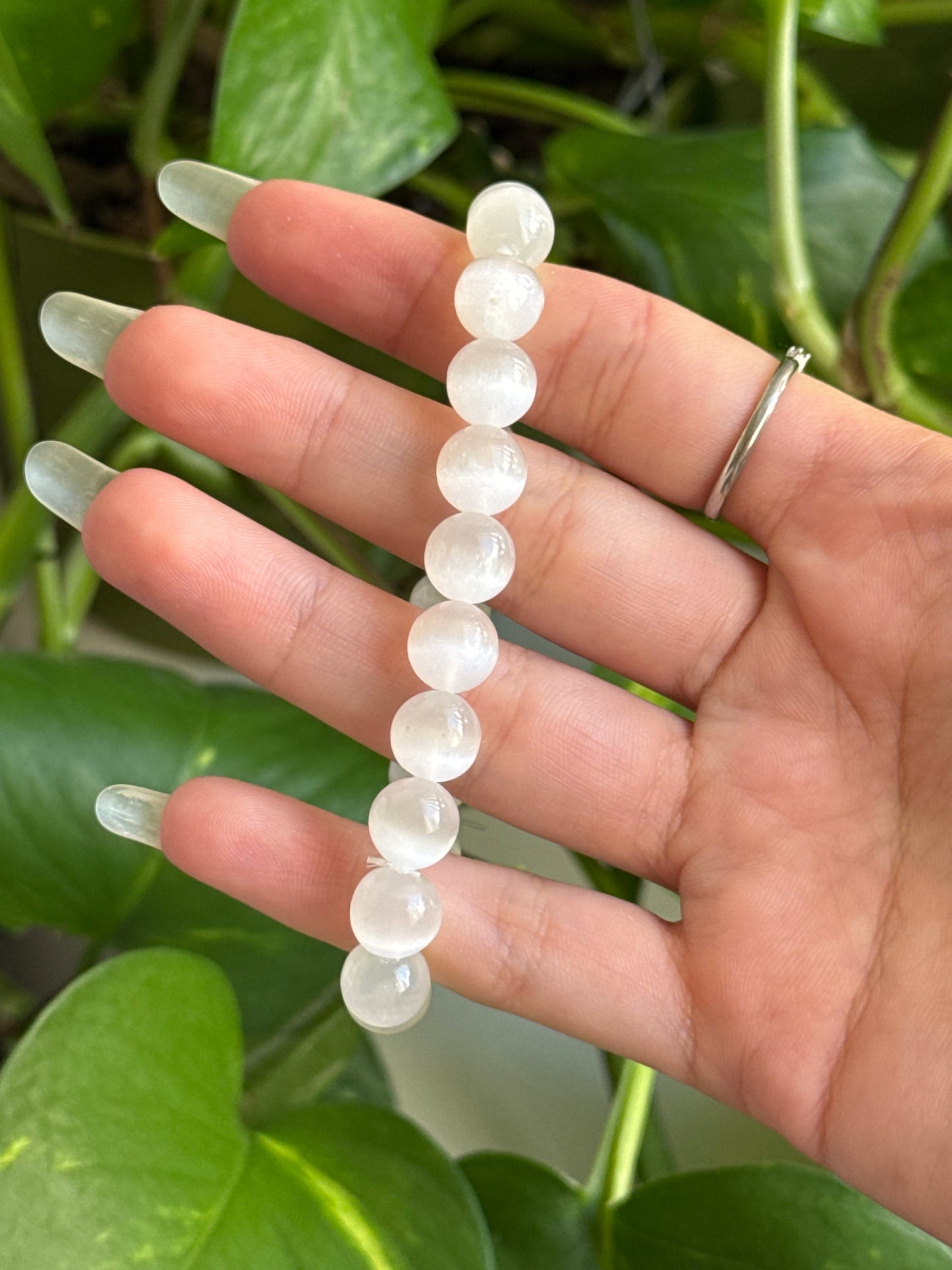Selenite Satin Spar Bracelet
