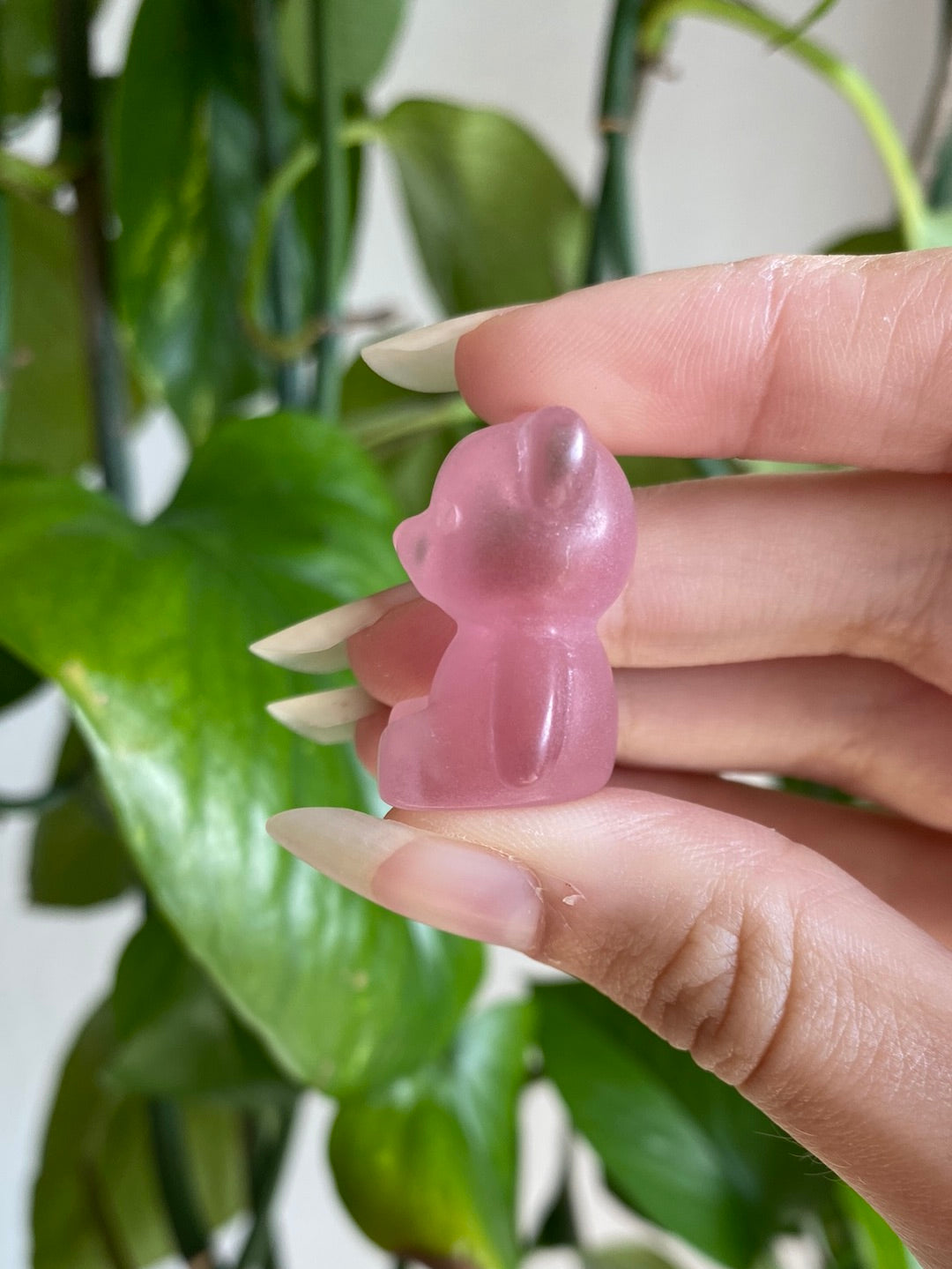 Pink Cats Eye Teddy Bear