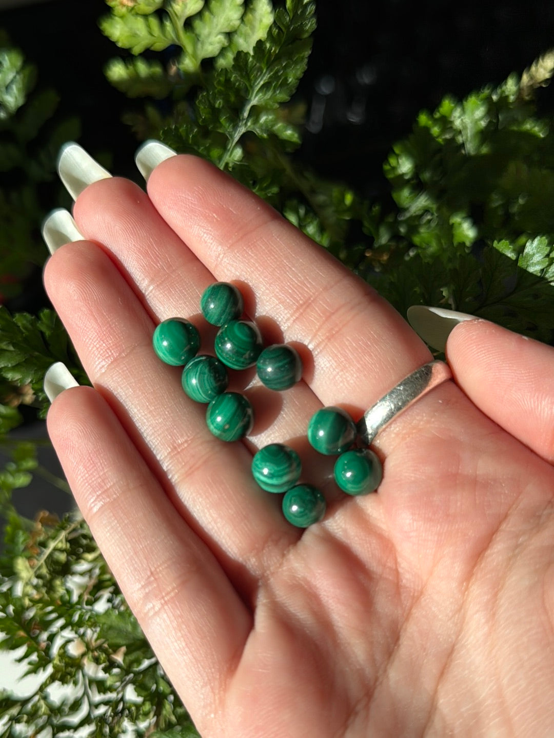 Tiny Malachite Sphere