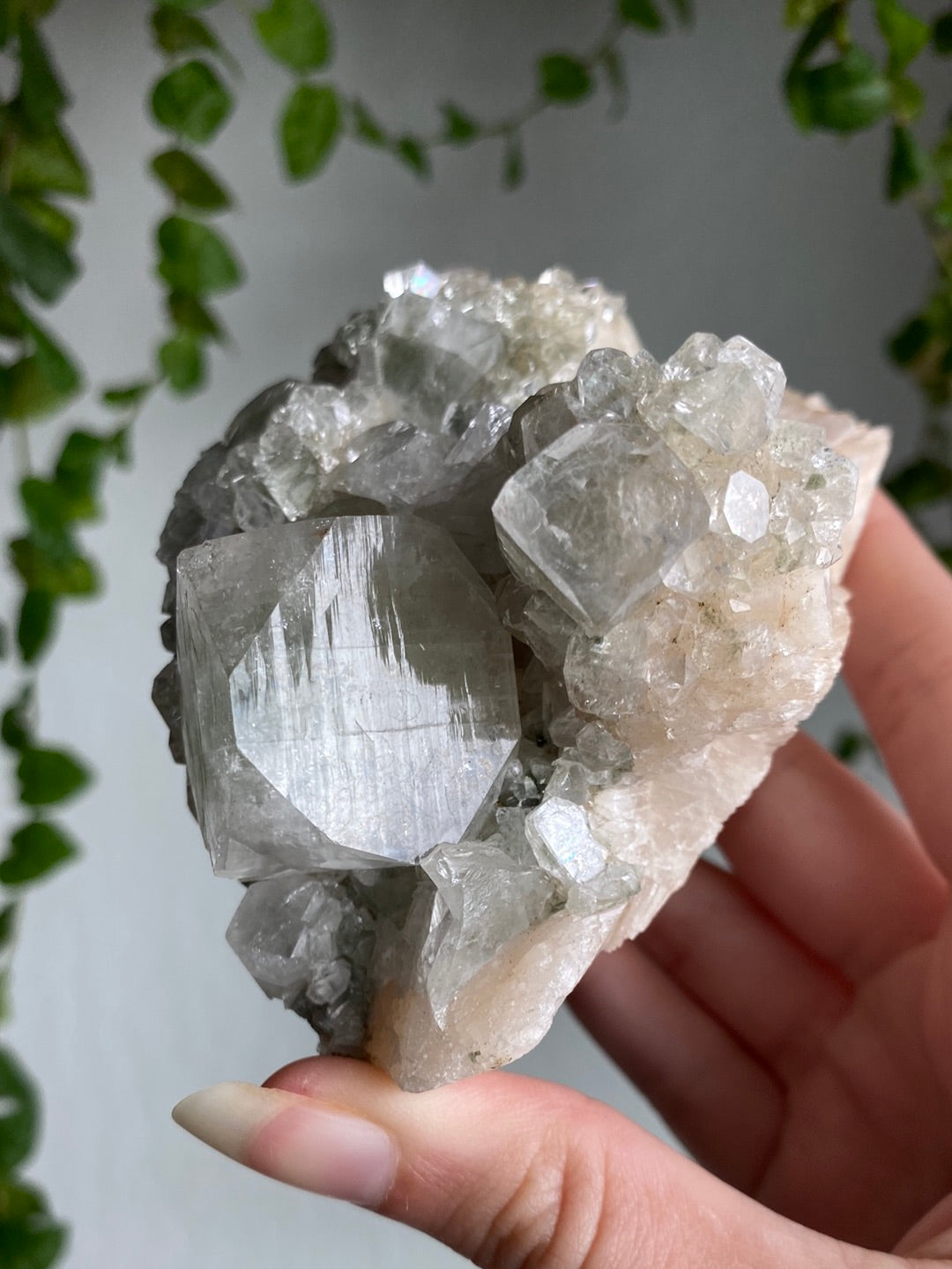 Peach Stilbite And Apophalyte Specimen