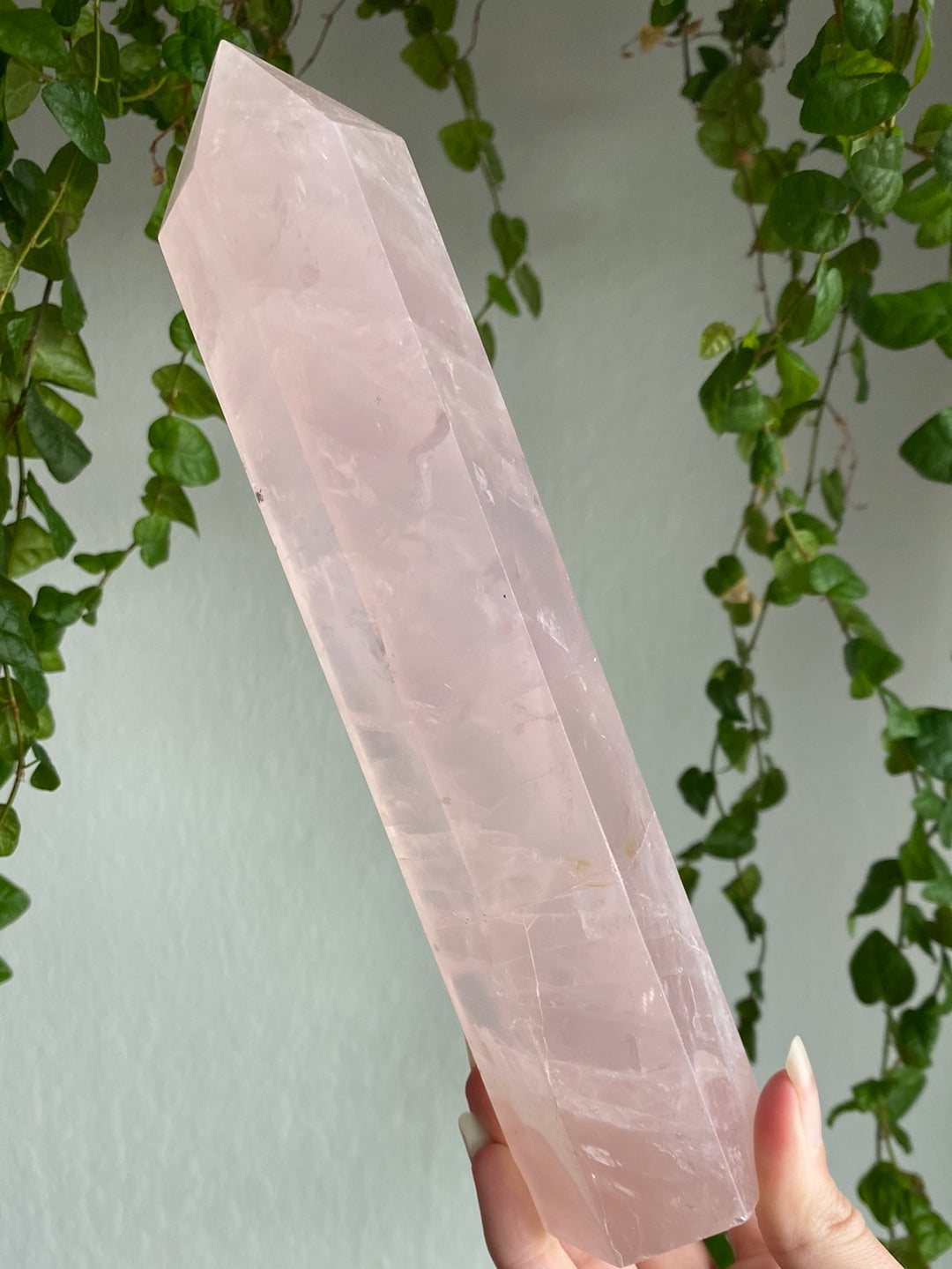Gemmy Rose Quartz Tower (1.7lb)