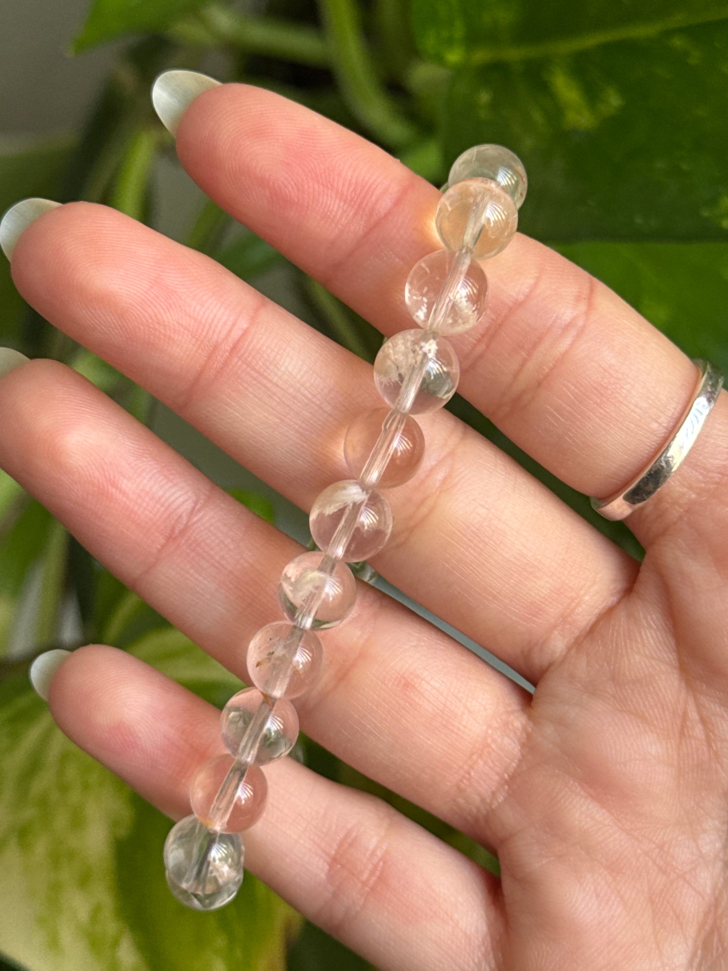 White Garden Quartz Bracelet