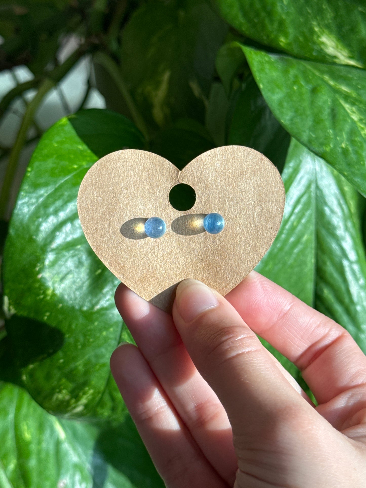 Aquamarine Stud Earrings