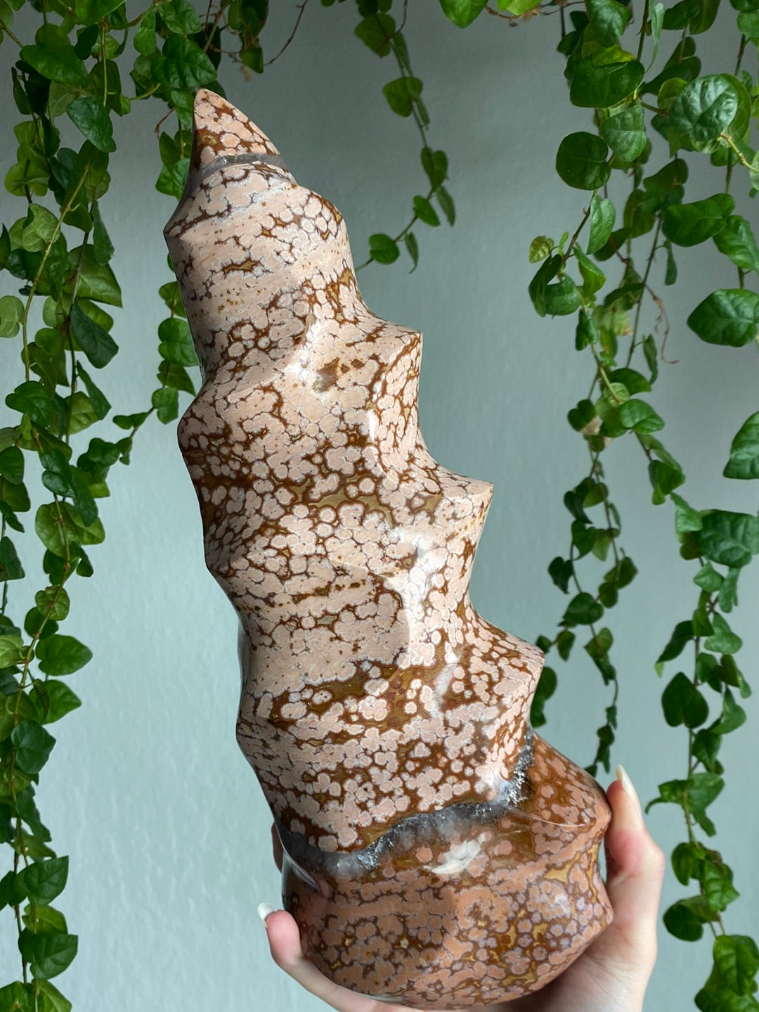 XXL Ocean Jasper Flame (12” & 5.1lbs)