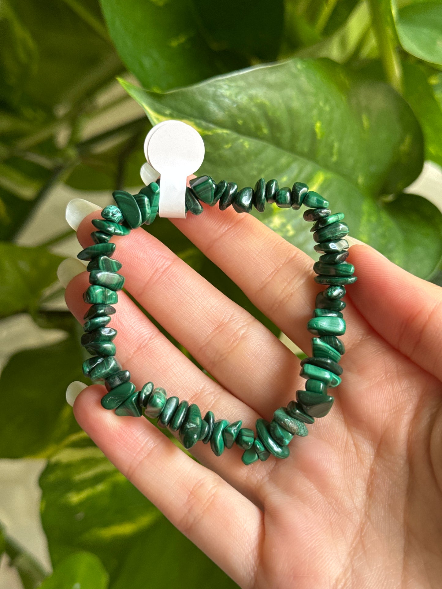 Malachite Chip Bracelet