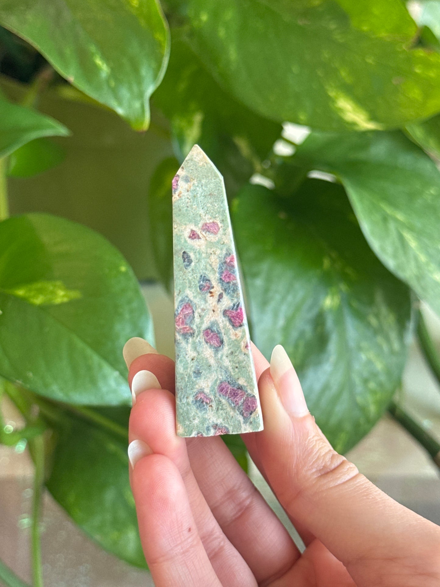 Ruby in Fuchsite Obelisks | You Pick