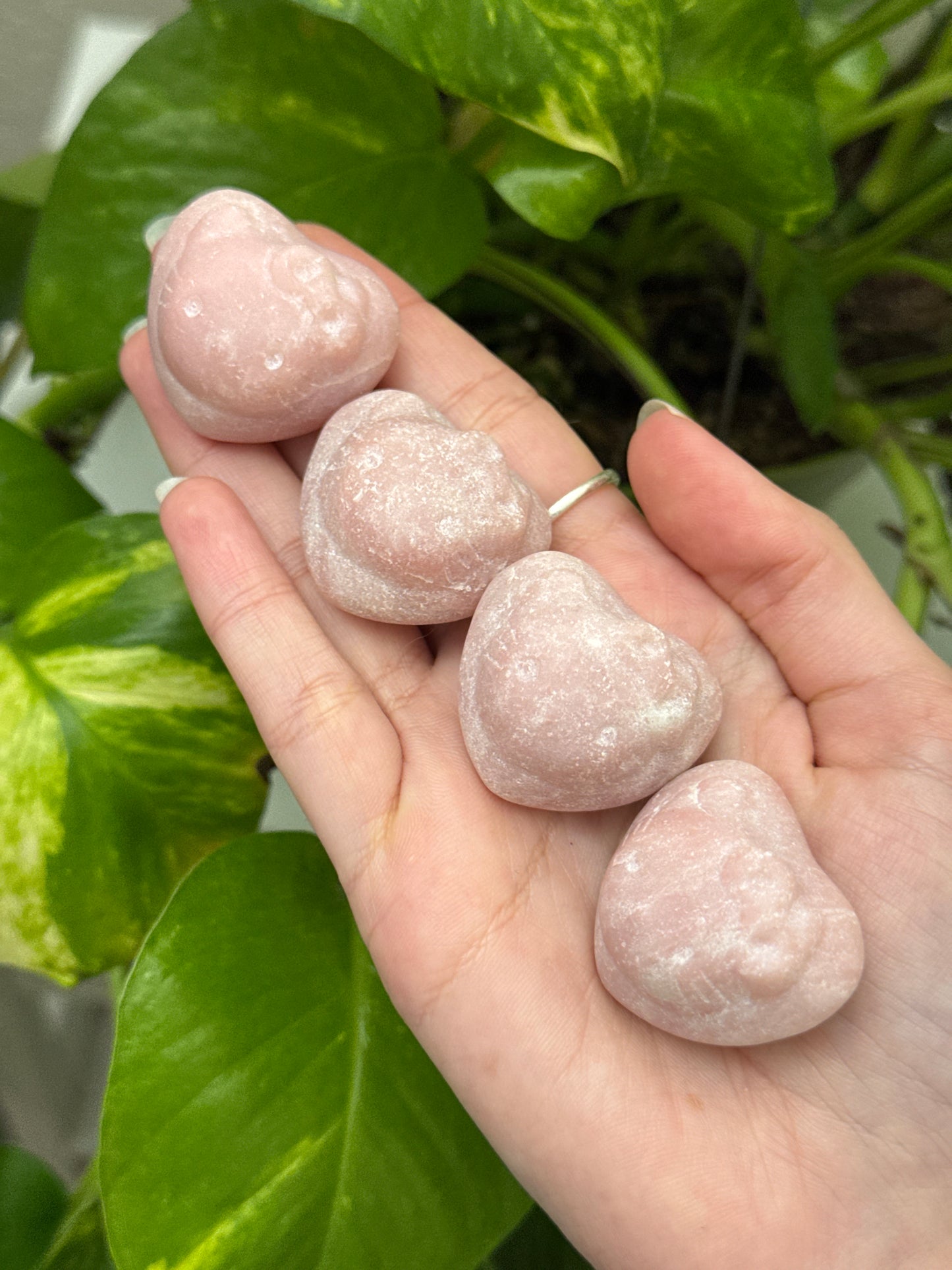 Pink Opal Hello Kitty Heart