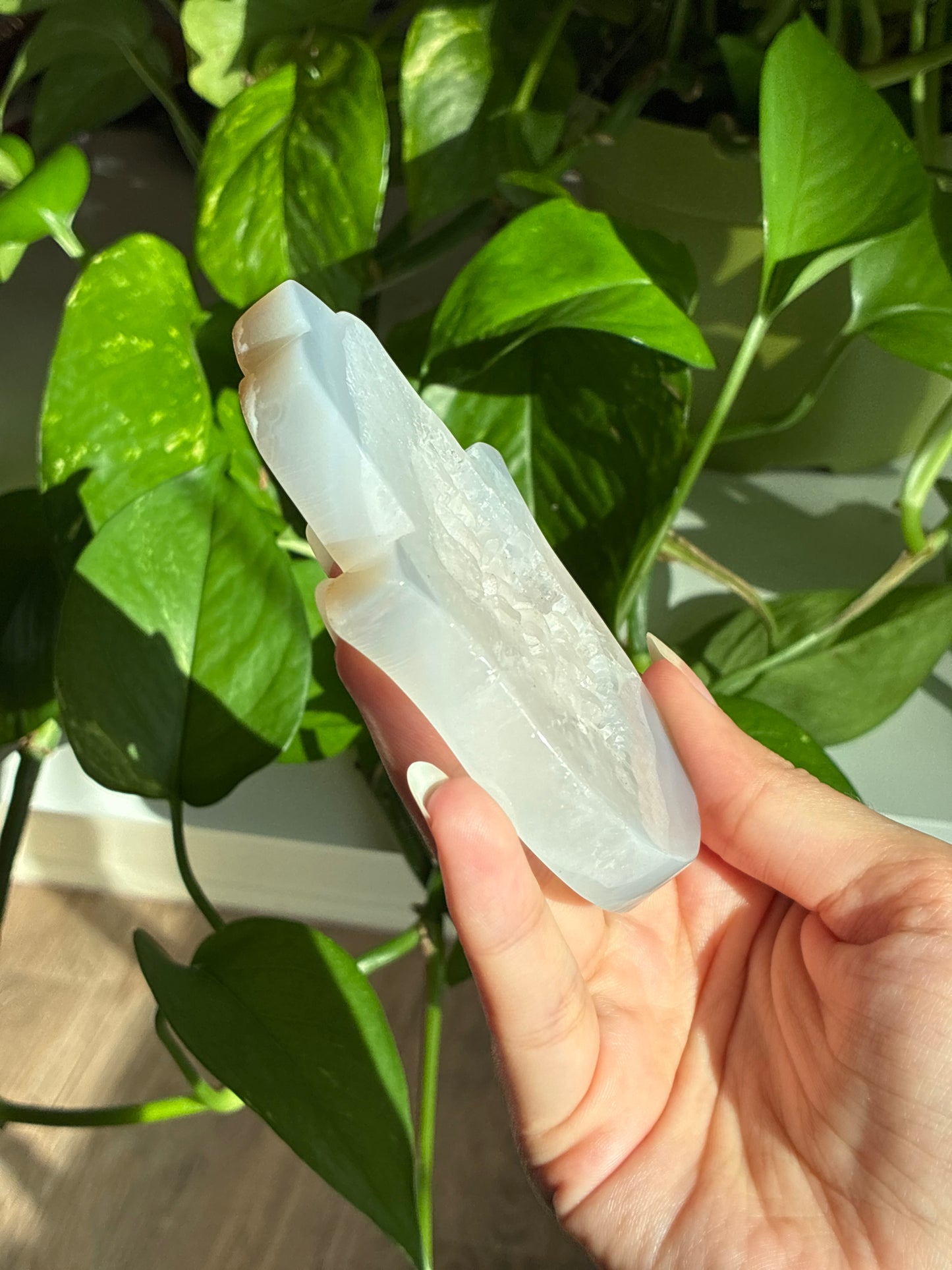 Druzy Agate Hamsa Hand