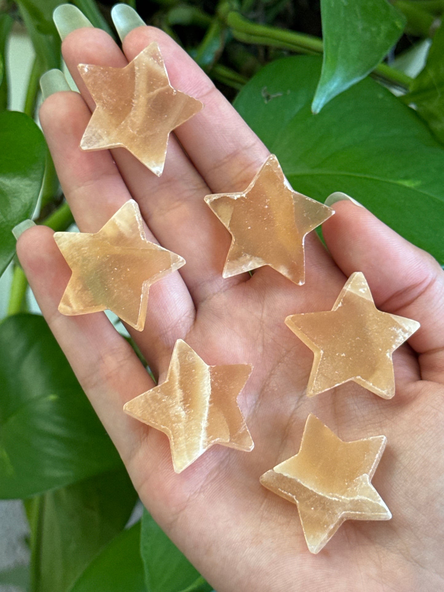 Gemmy Orange Calcite Star