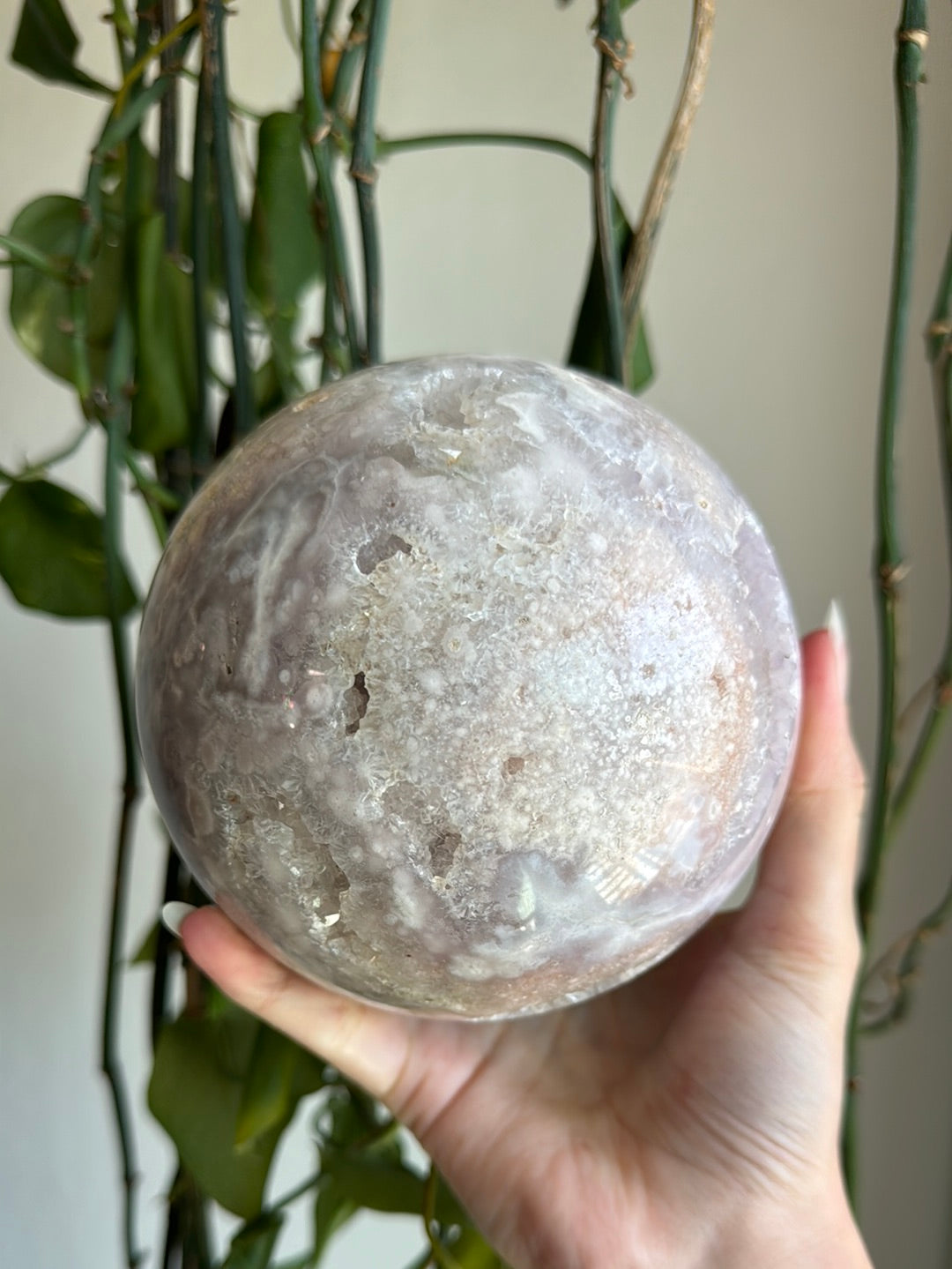 XL 4.8lb Lilac Pink Amethyst Sphere