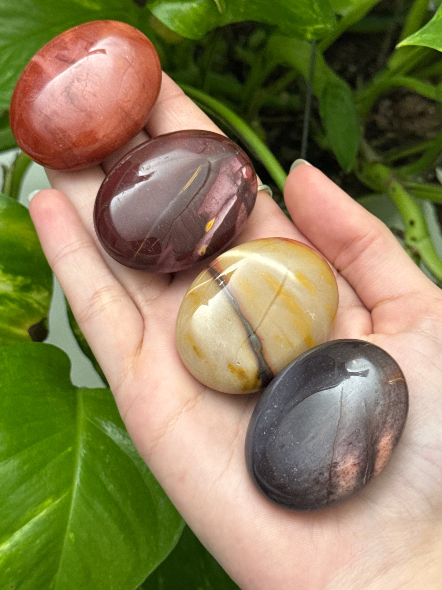 Mookaite Palm Stone